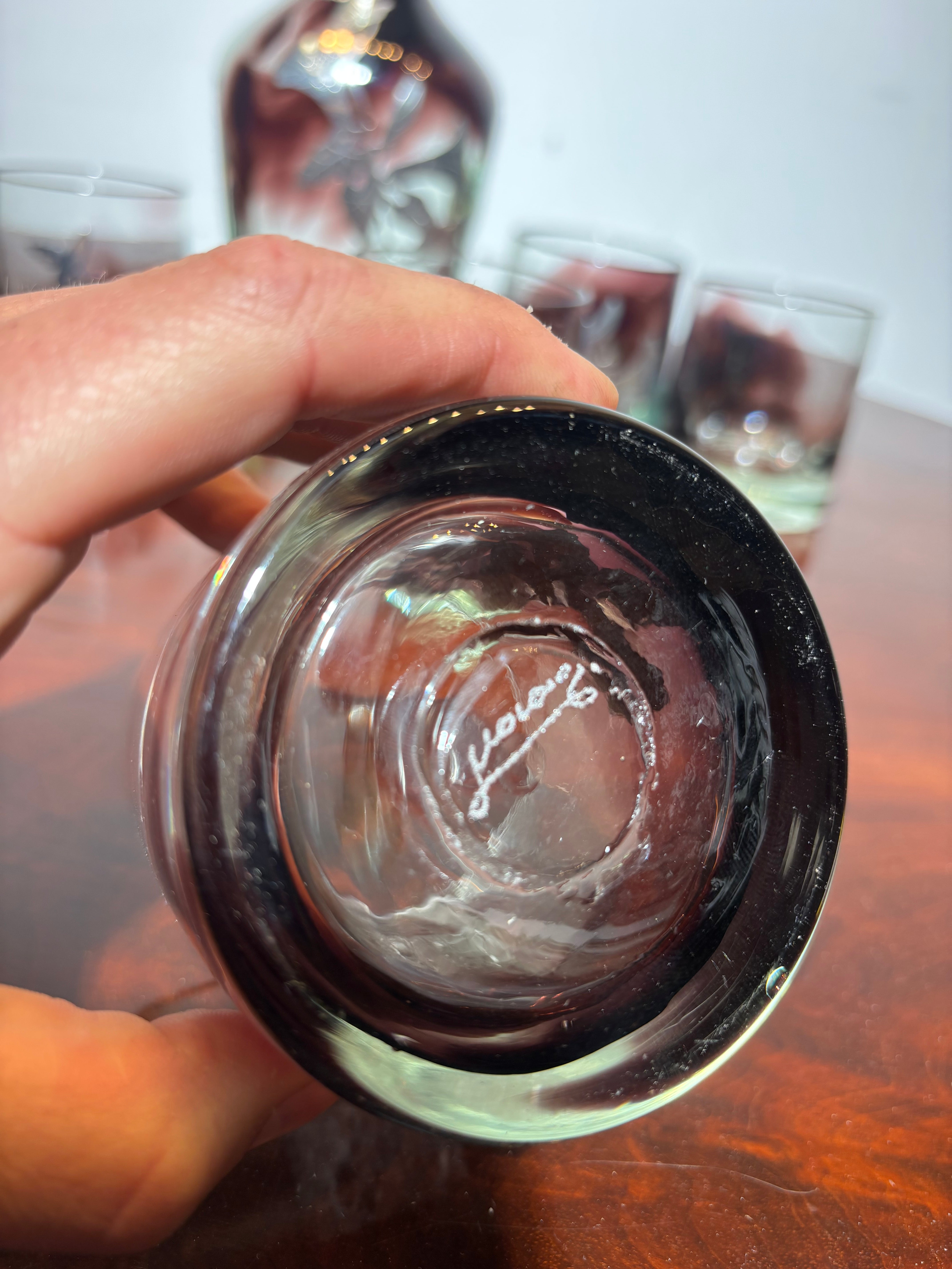 Jean Claude Novaro Crystal Glass Set