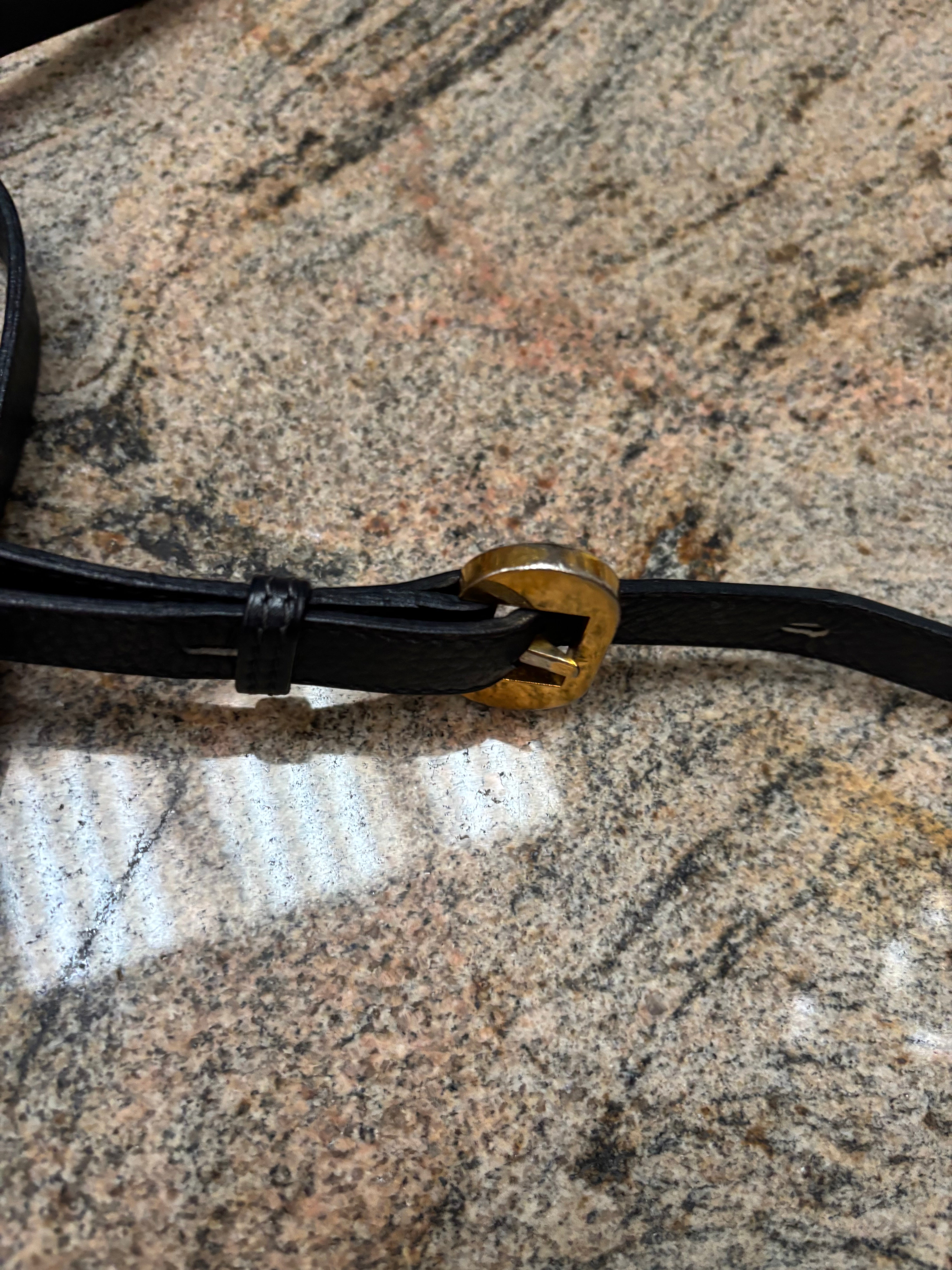 Sac bandoulière Delvaux bleu foncé