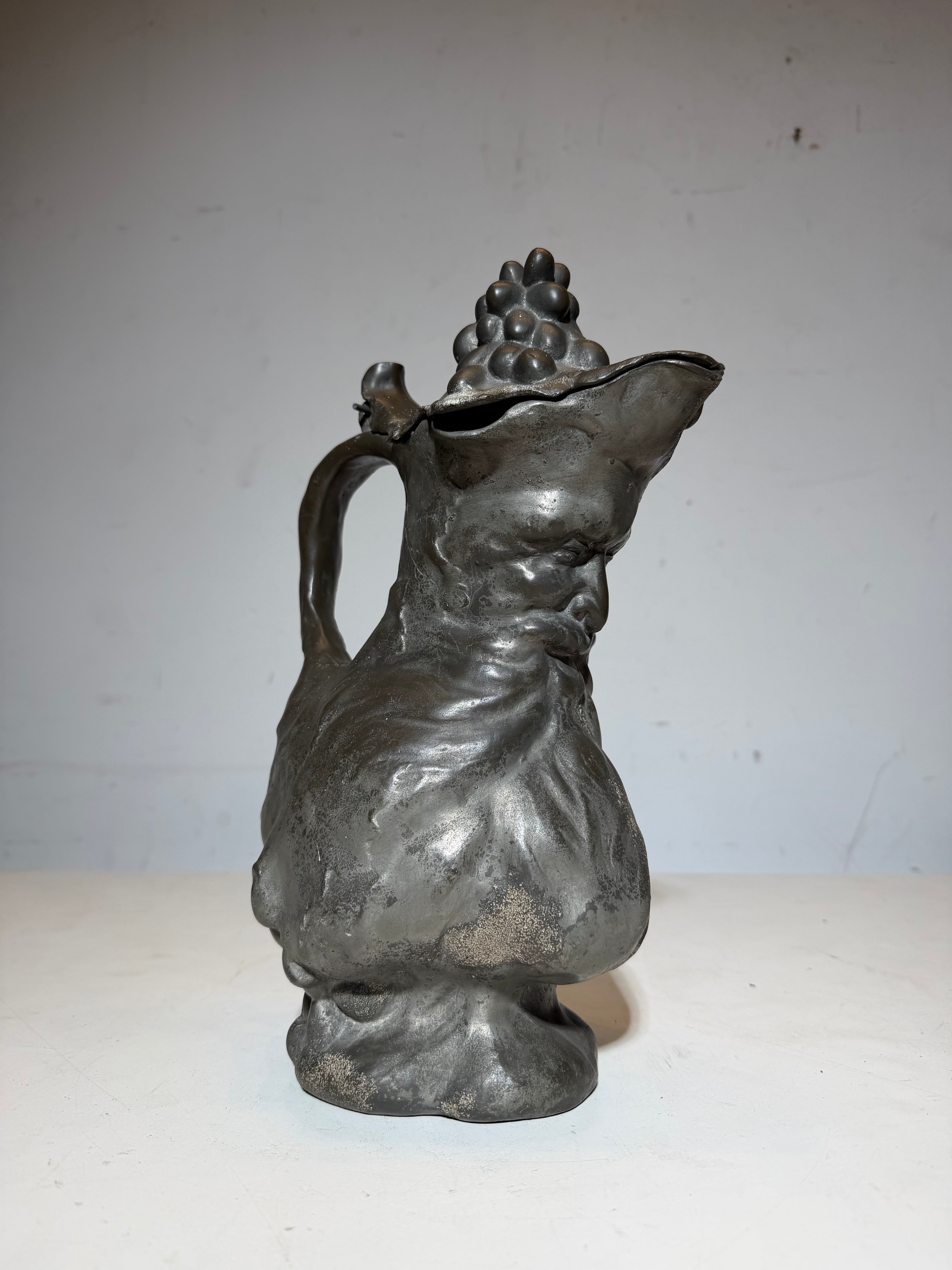 Pichet en étain Philippe Wolfers