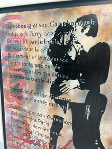 Oil on canvas - Cecile Lust - Serge Gainsbourg