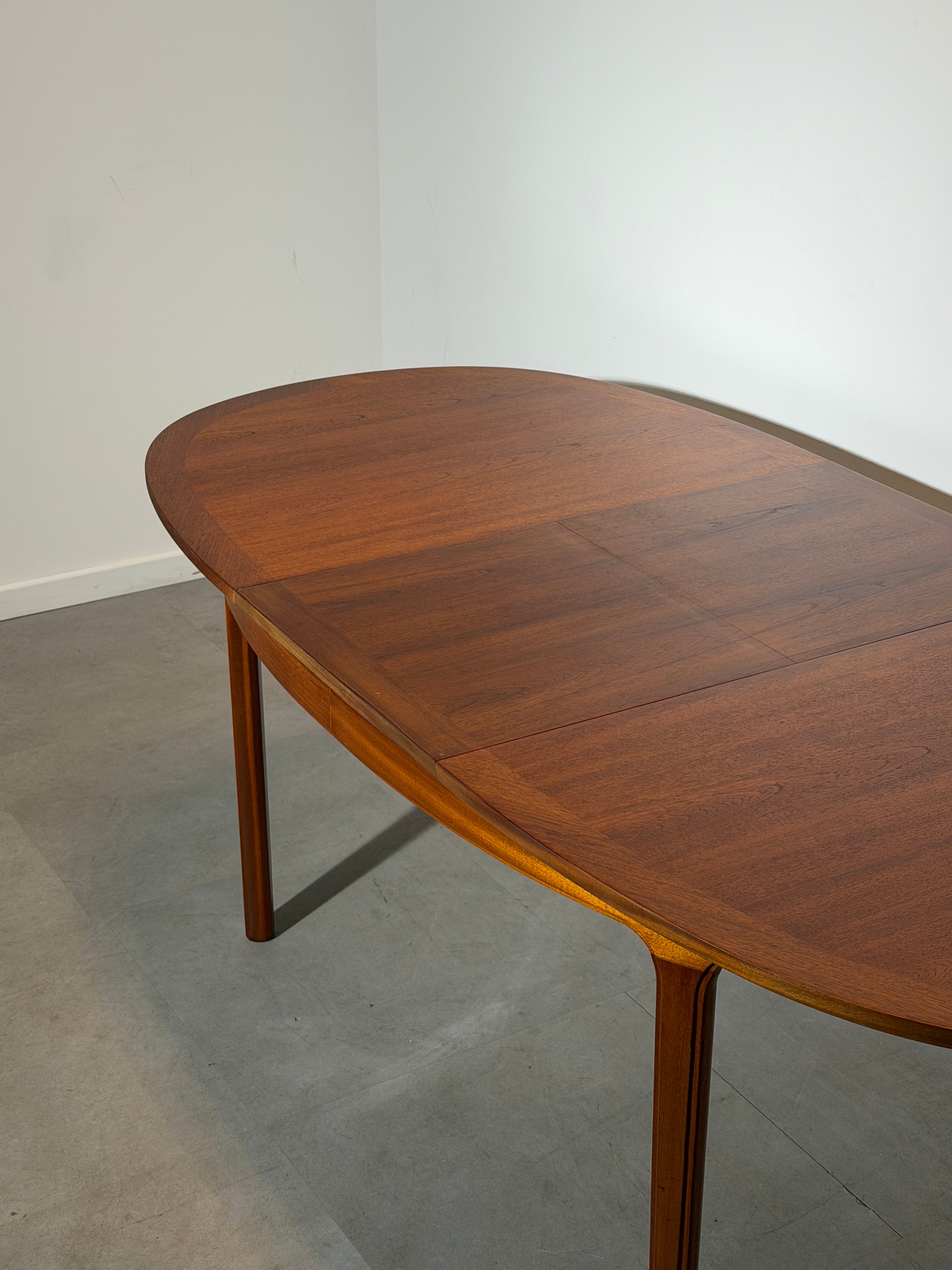 Nathan Extendable Oval Dining Table in Teak