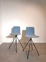 Viccarbe Modern Bar Stool – Blue Grey