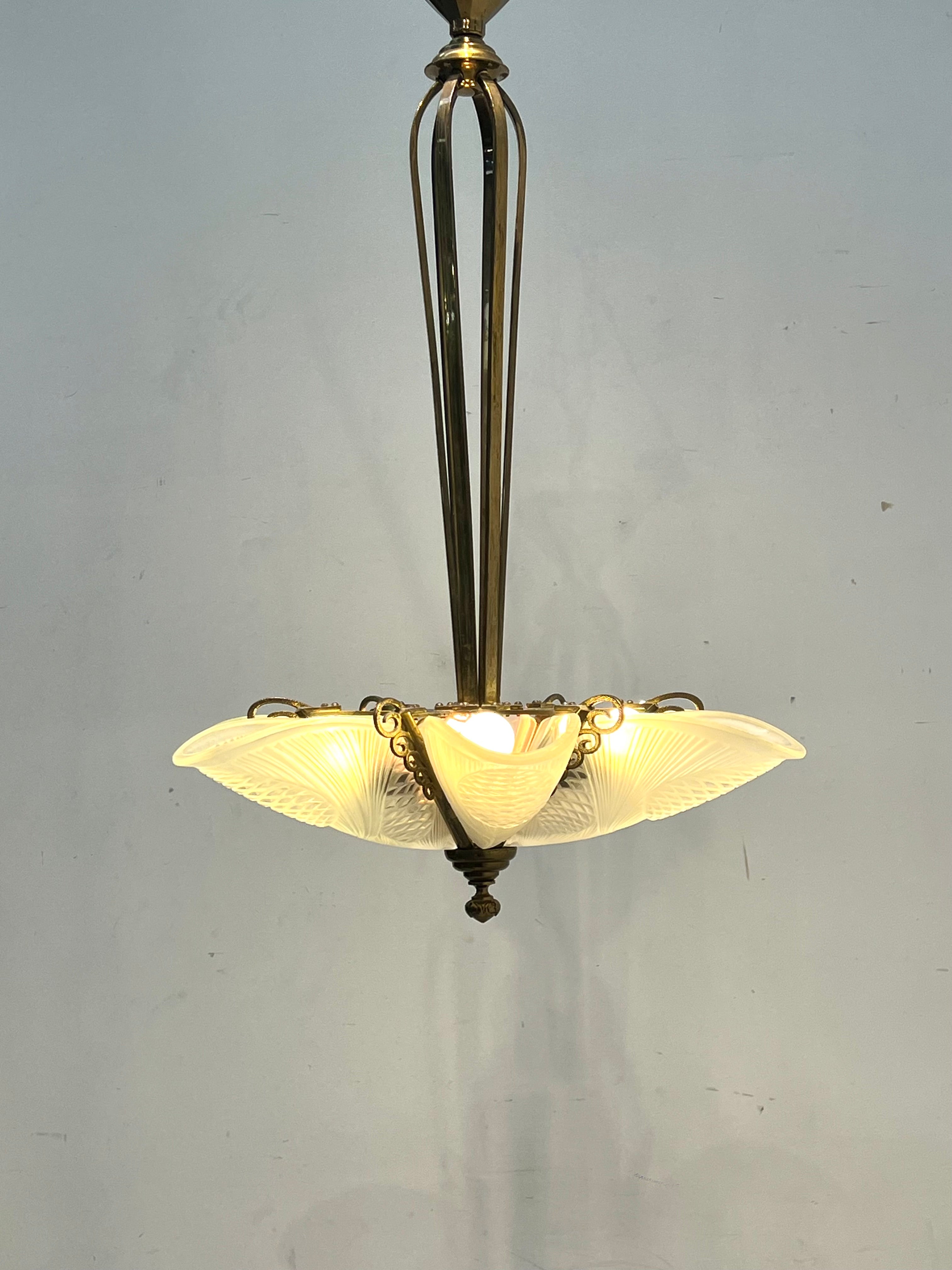 Vintage Art Deco Style Chandelier