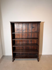 Antique Solid Wood Open Bookcase
