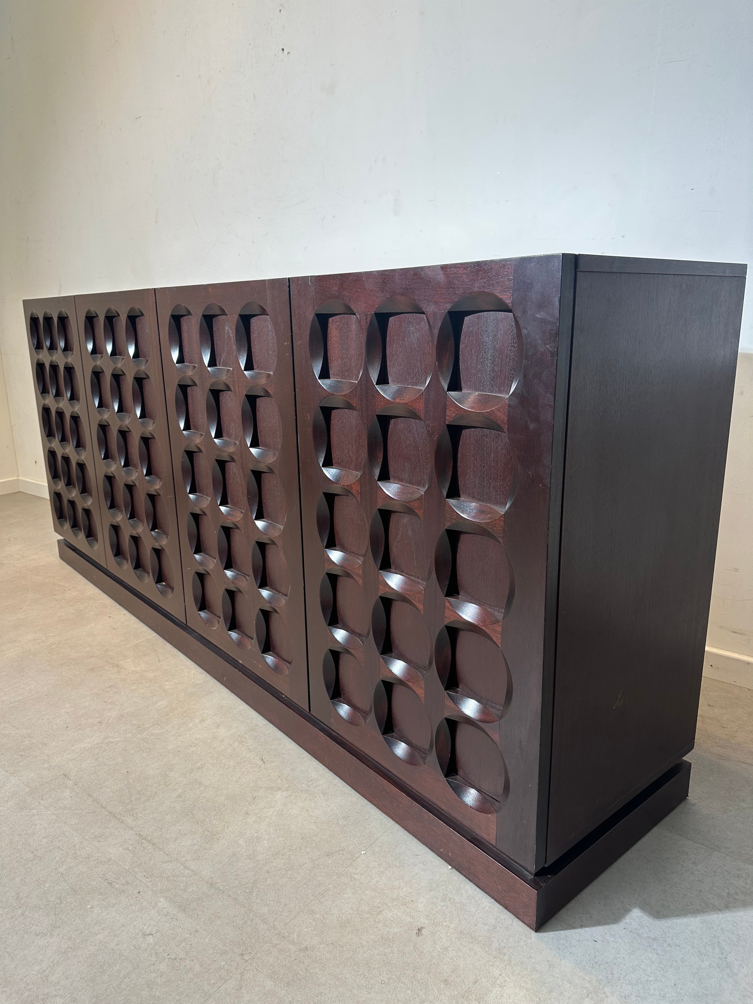 « Crédence » brutaliste vintage