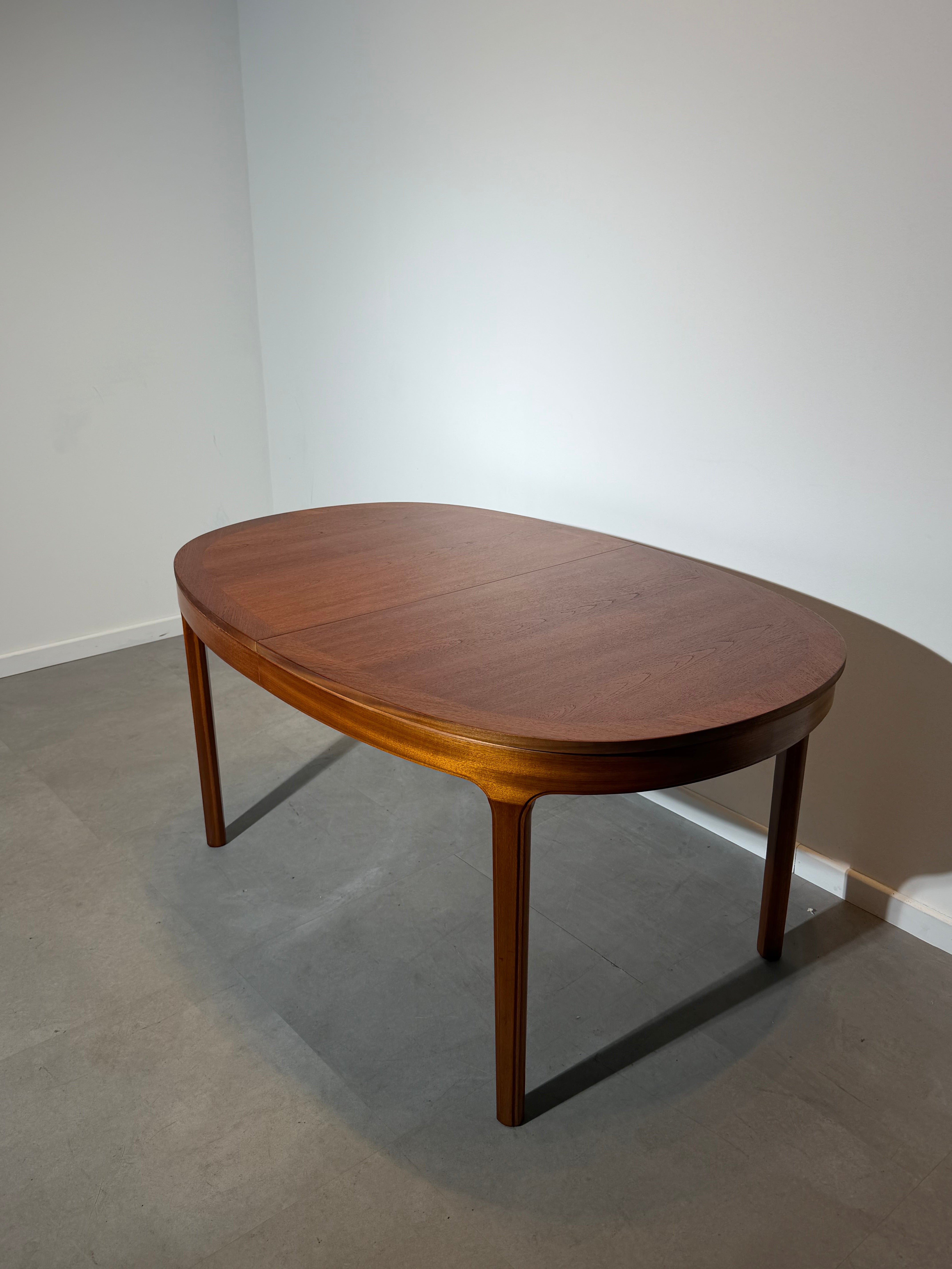Nathan Extendable Oval Dining Table in Teak
