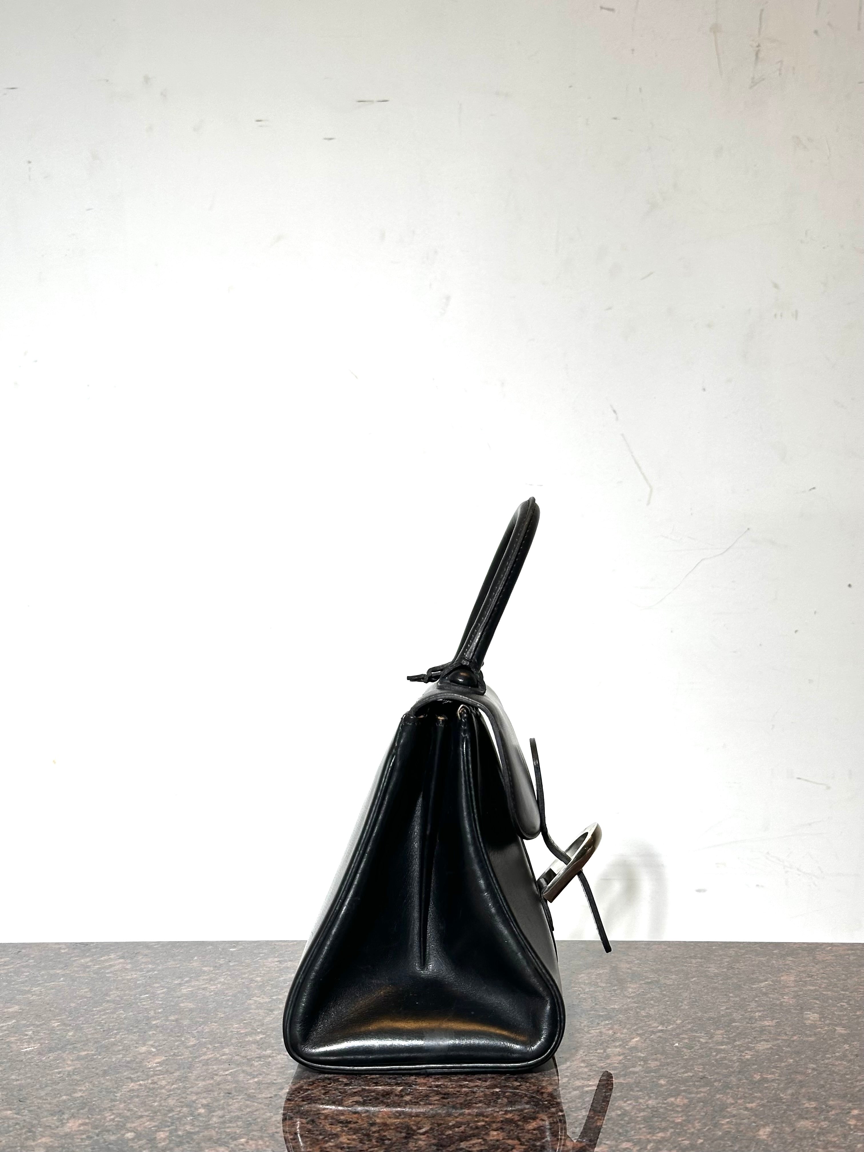 Sac à main Delvaux « Brillant PM » – Cuir noir