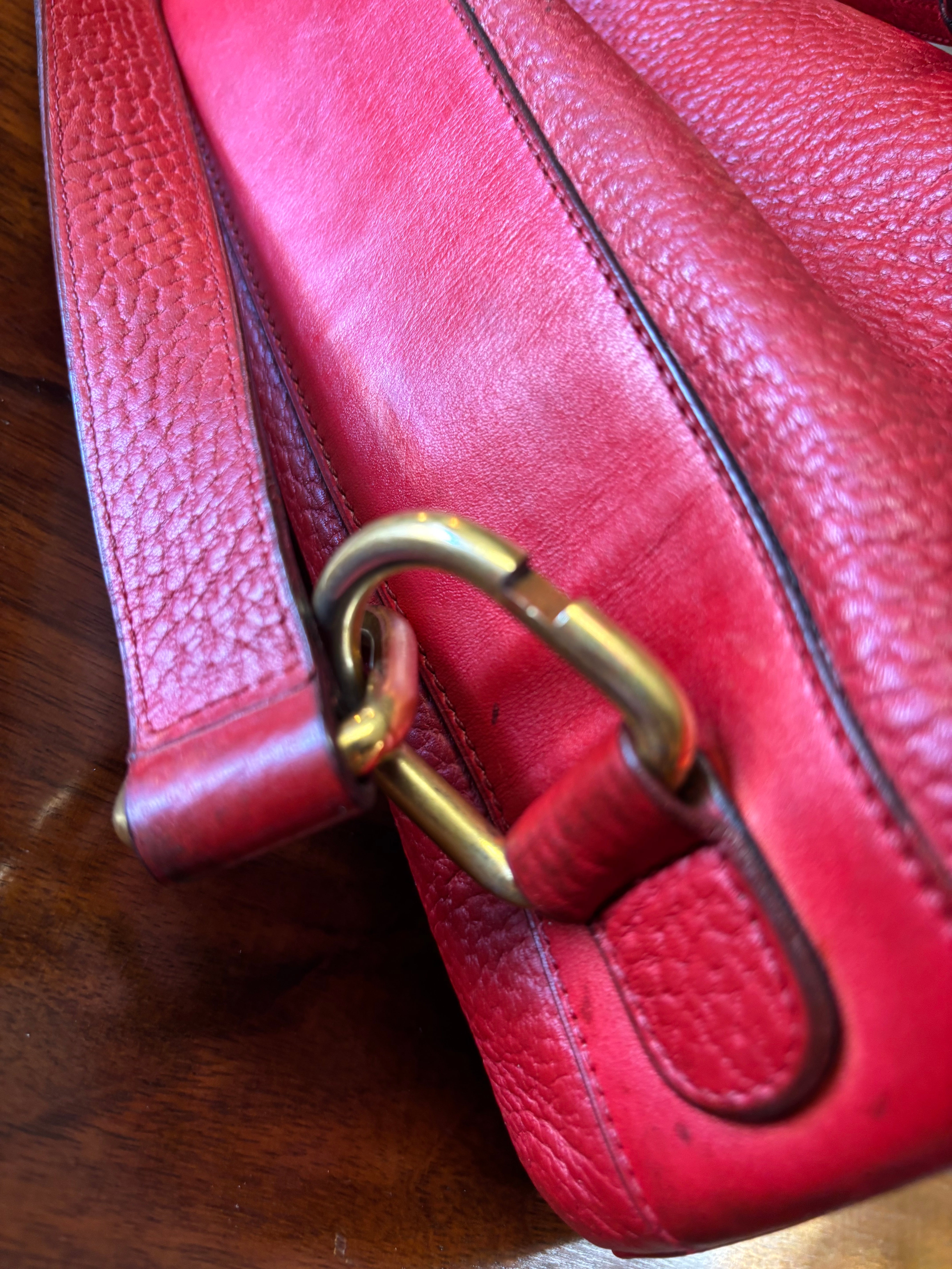 Delvaux “Gibus” Red Bag