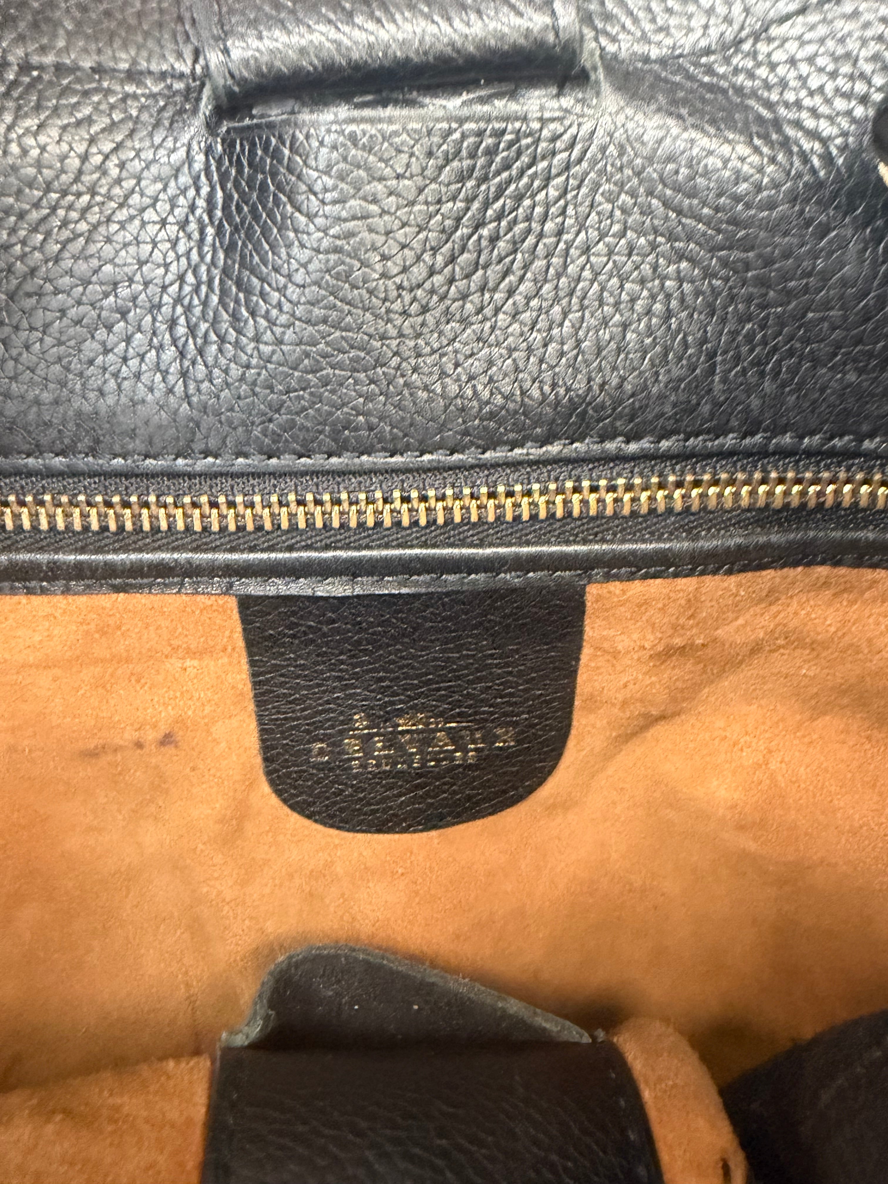 Delvaux Punch Black Toile de Cuir Handbag – 40 x 28 cm