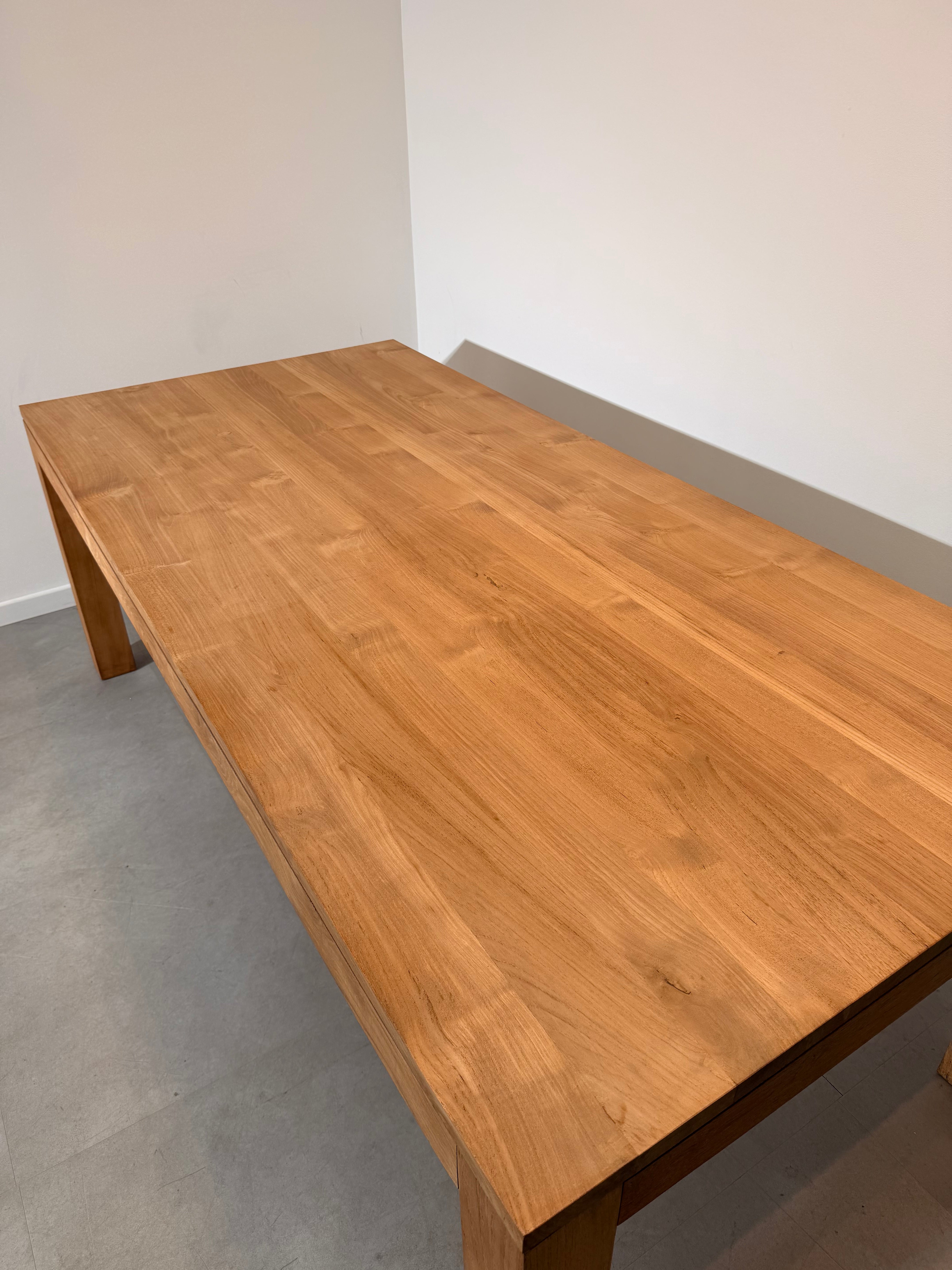 Large Solid Teak Dining Table