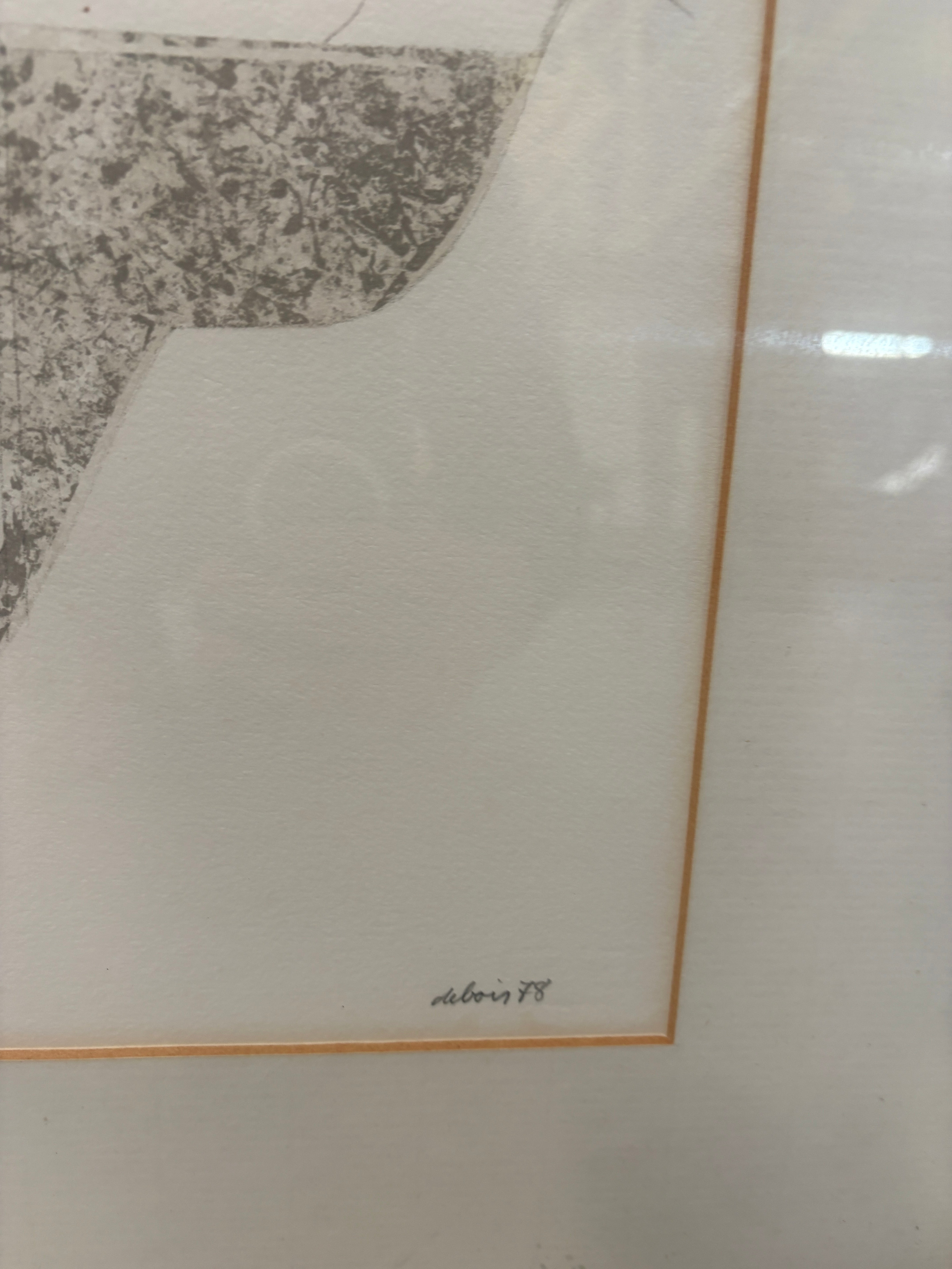 Albert Debois — Originele tekening (Belgisch, 1938)