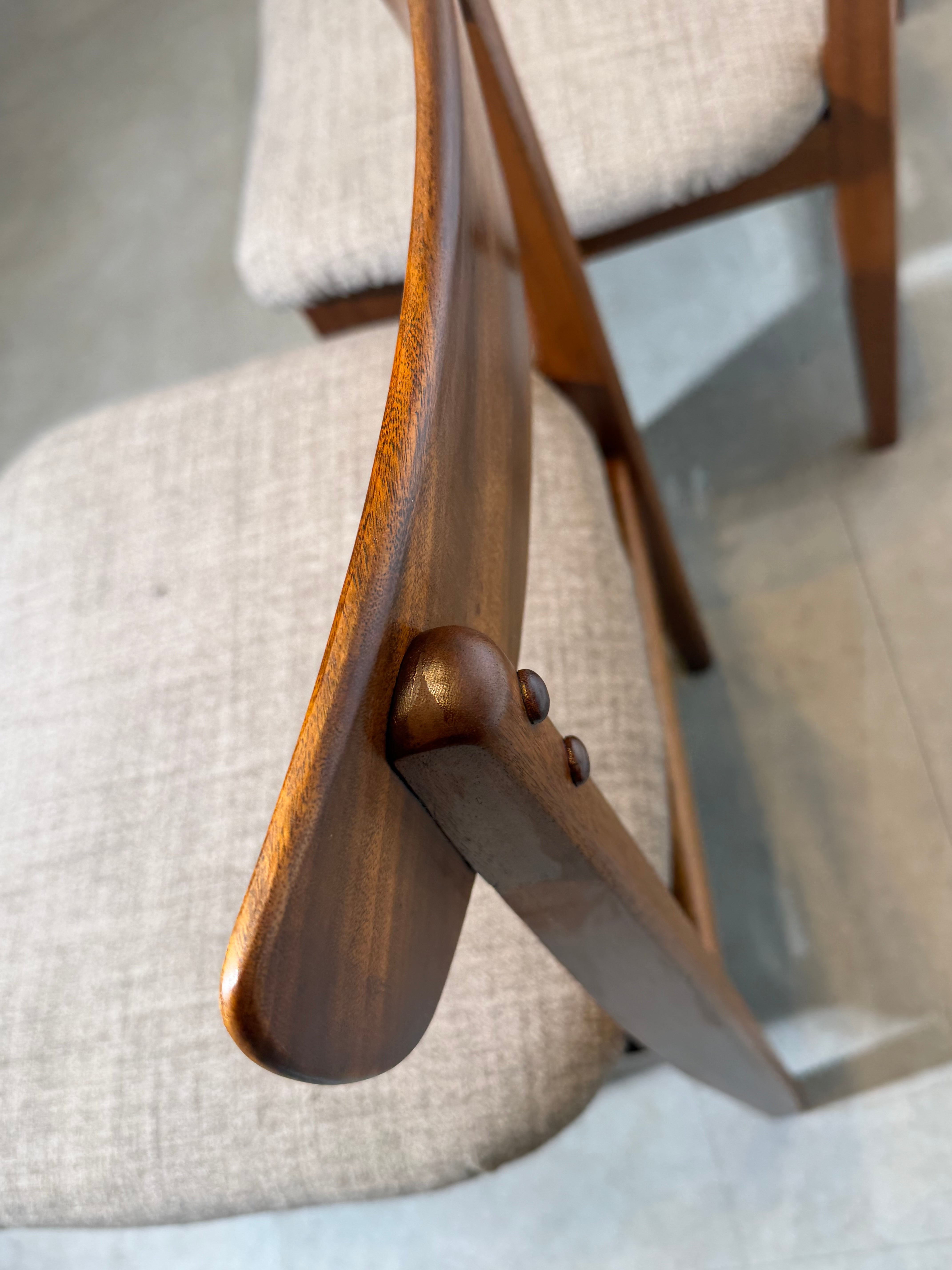 Set of Four Danish Teak Dining Chairs France & Son