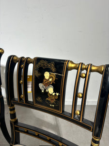 Oriental handpainted chair