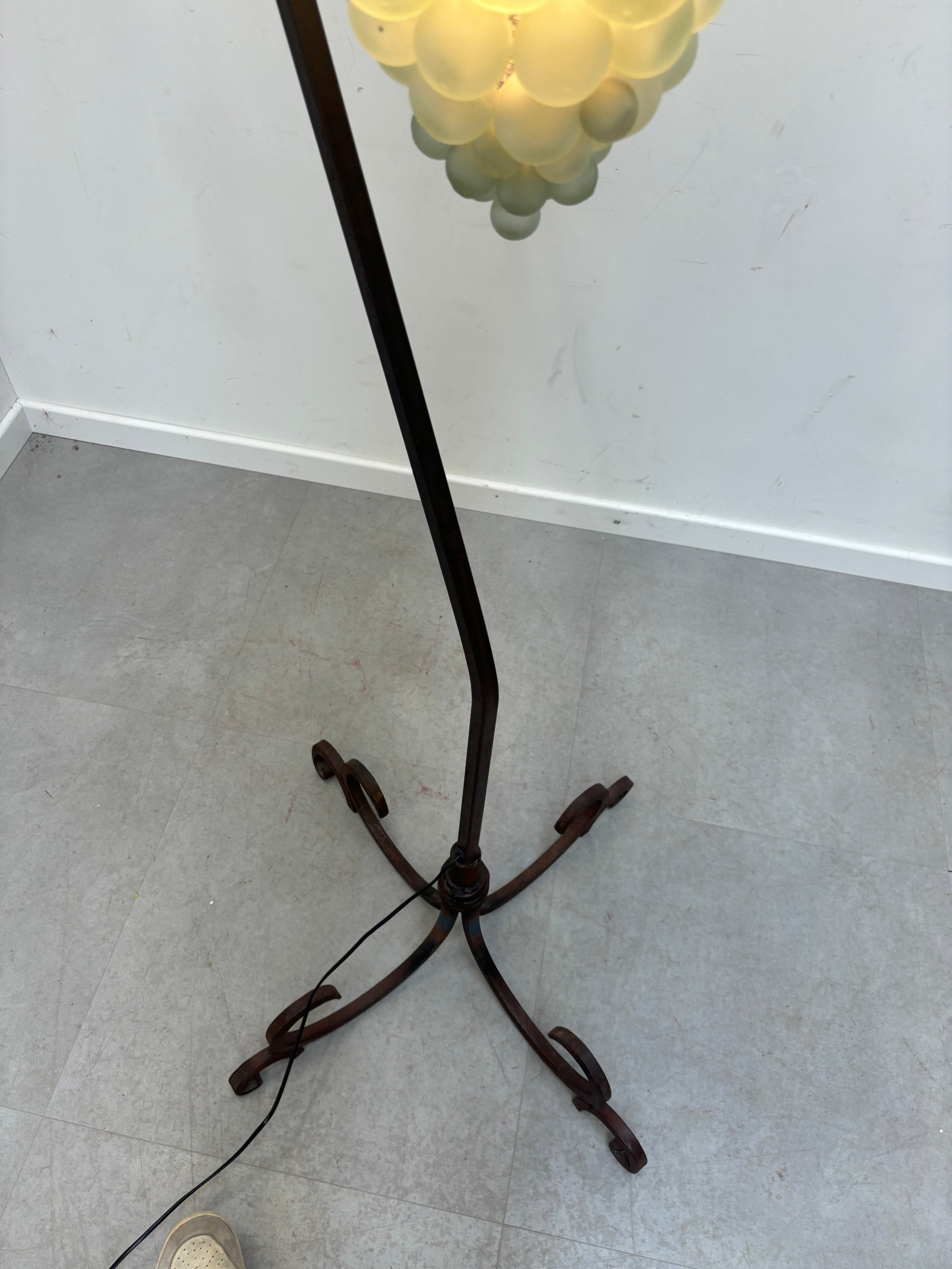 Fer Forgé Druivenglazen vloerlamp