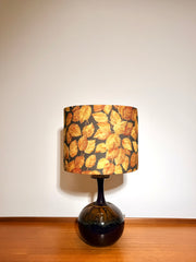 Rosenthal Studio-Line Vintage Table Lamp with Original Autumn Leaf Shade