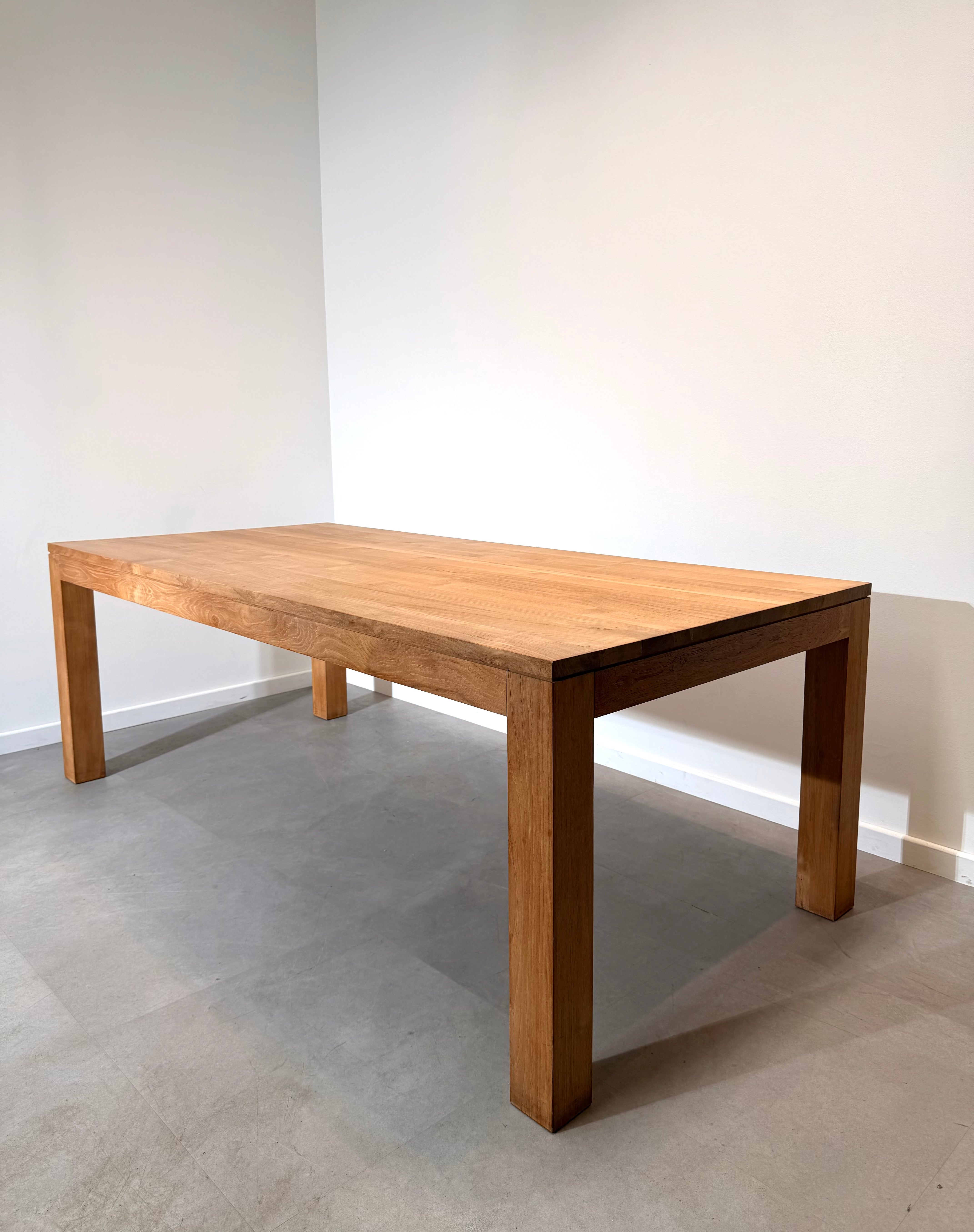 Large Solid Teak Dining Table