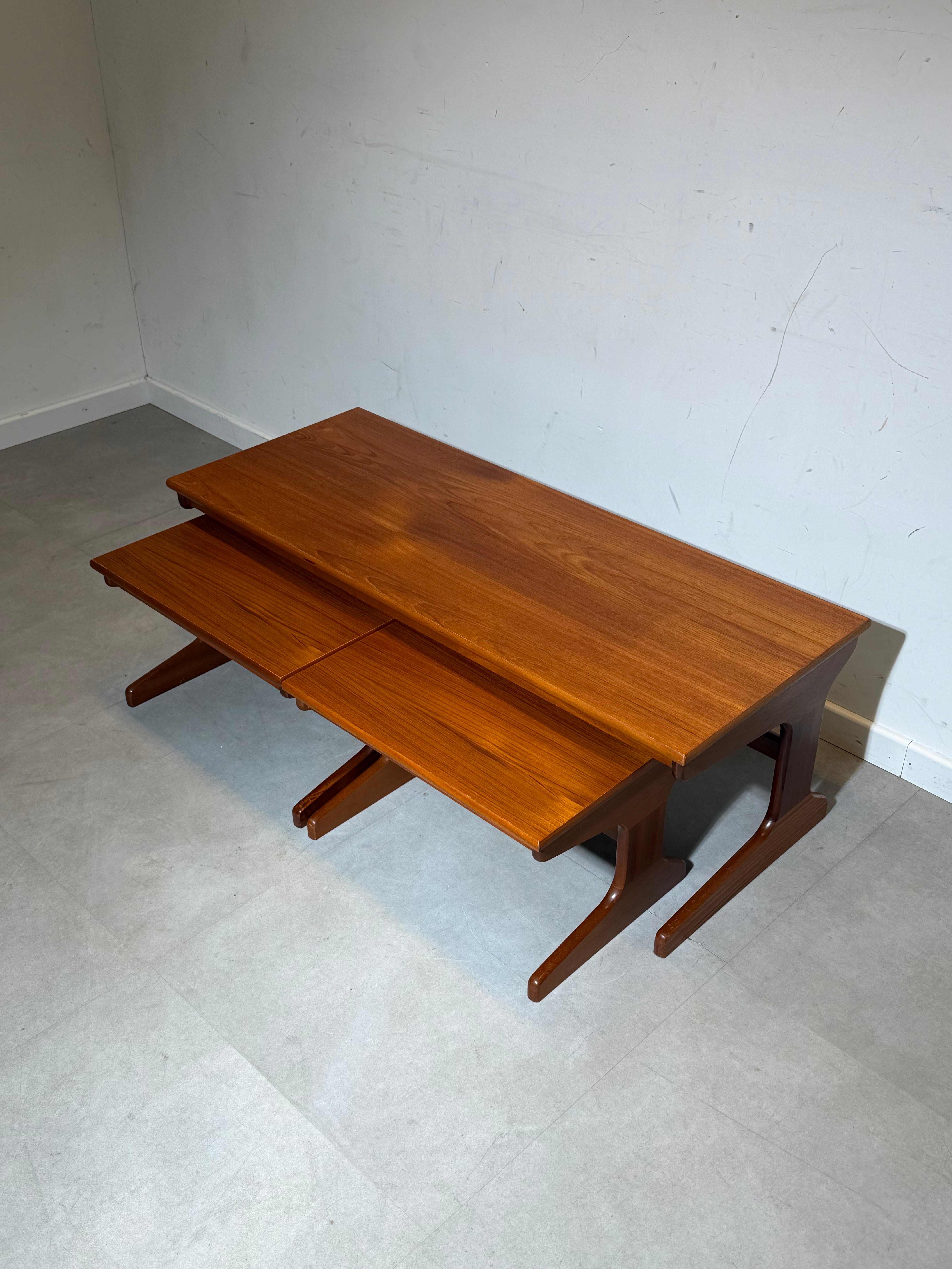 Portwood Teak Nest of Tables – Mid-Century Modern British Design