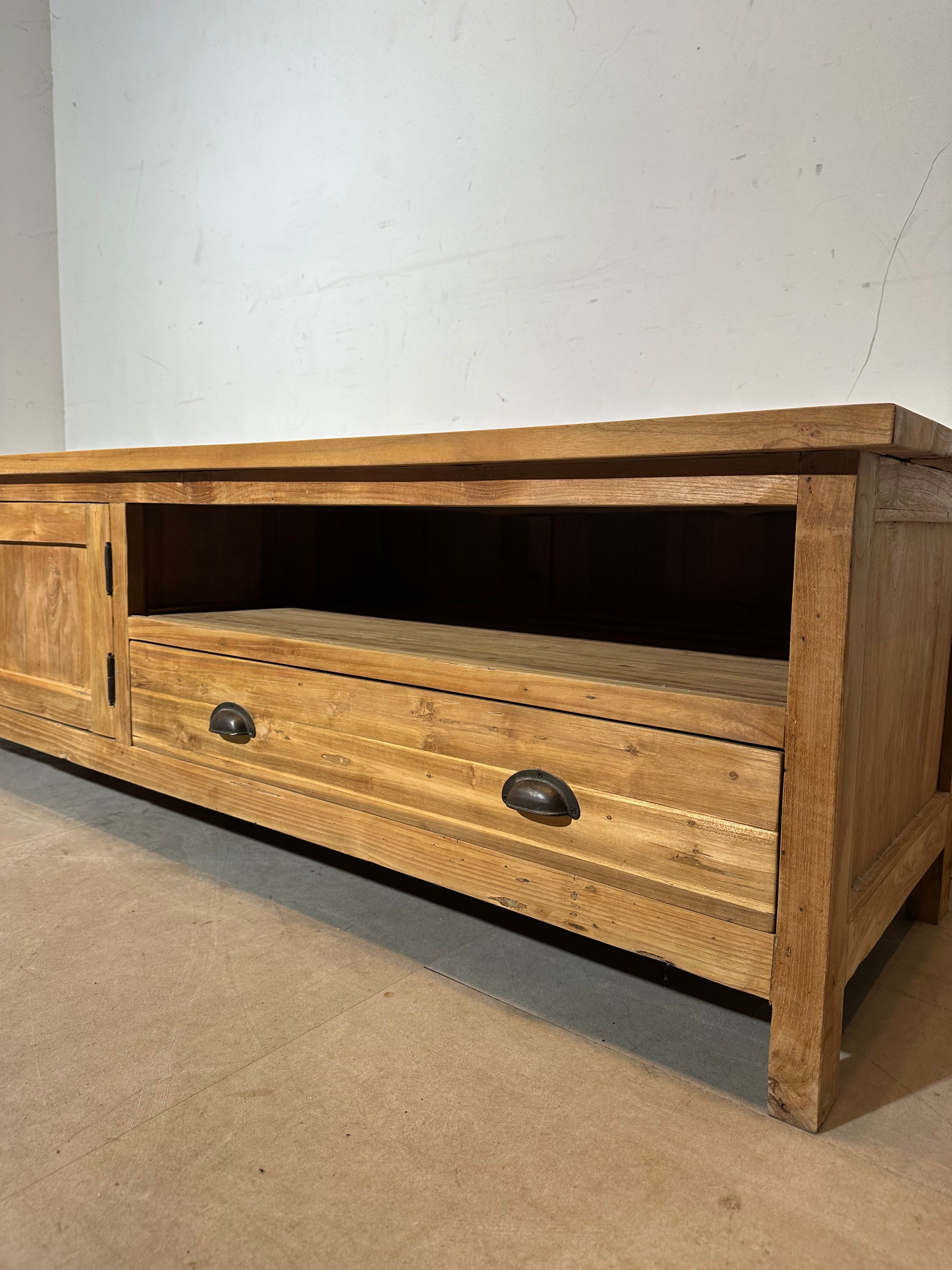 Solid Teak TV Cabinet