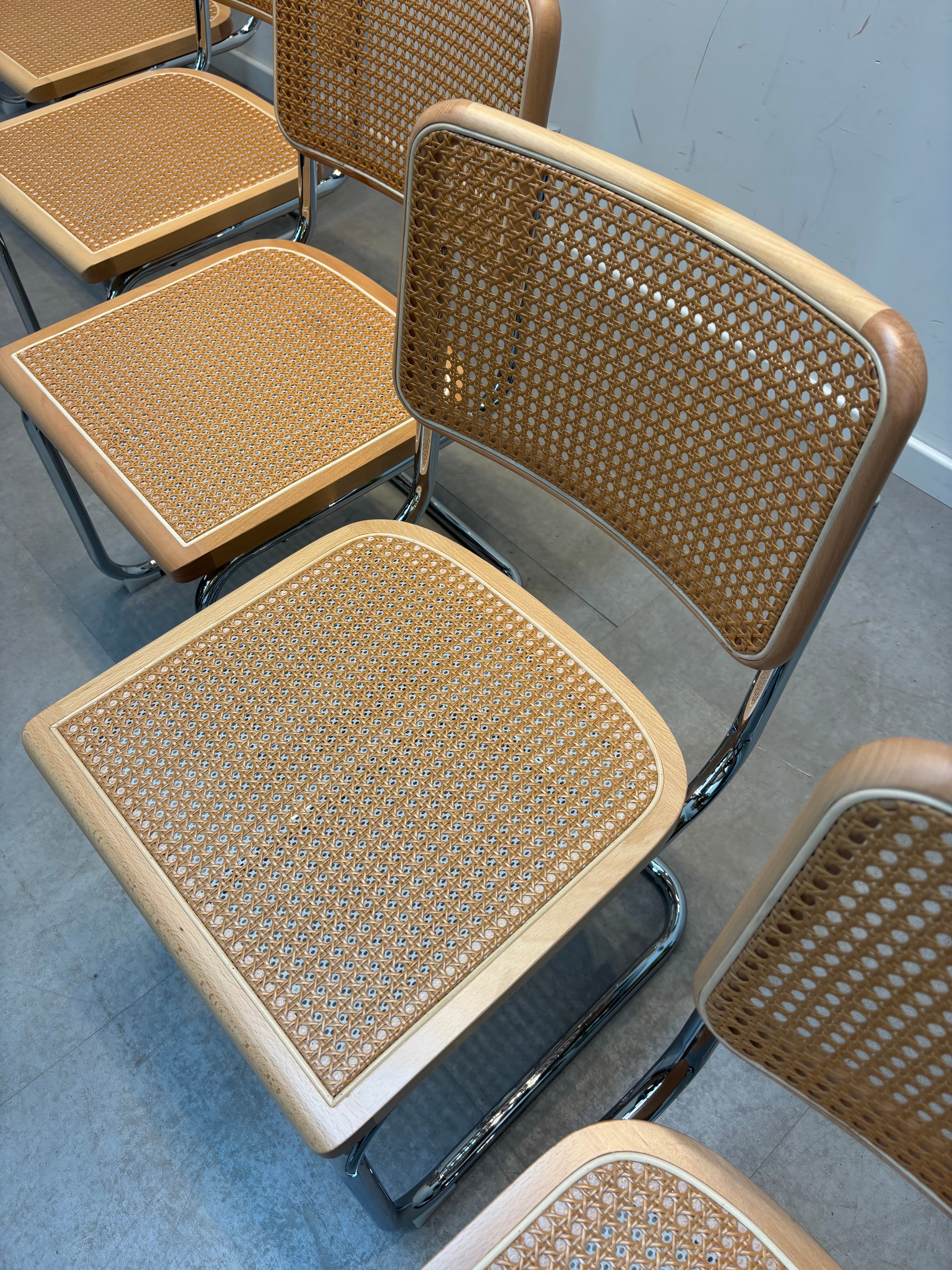 S-Chair Natural Chrome