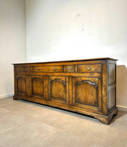 Large Antique French Oak Sideboard