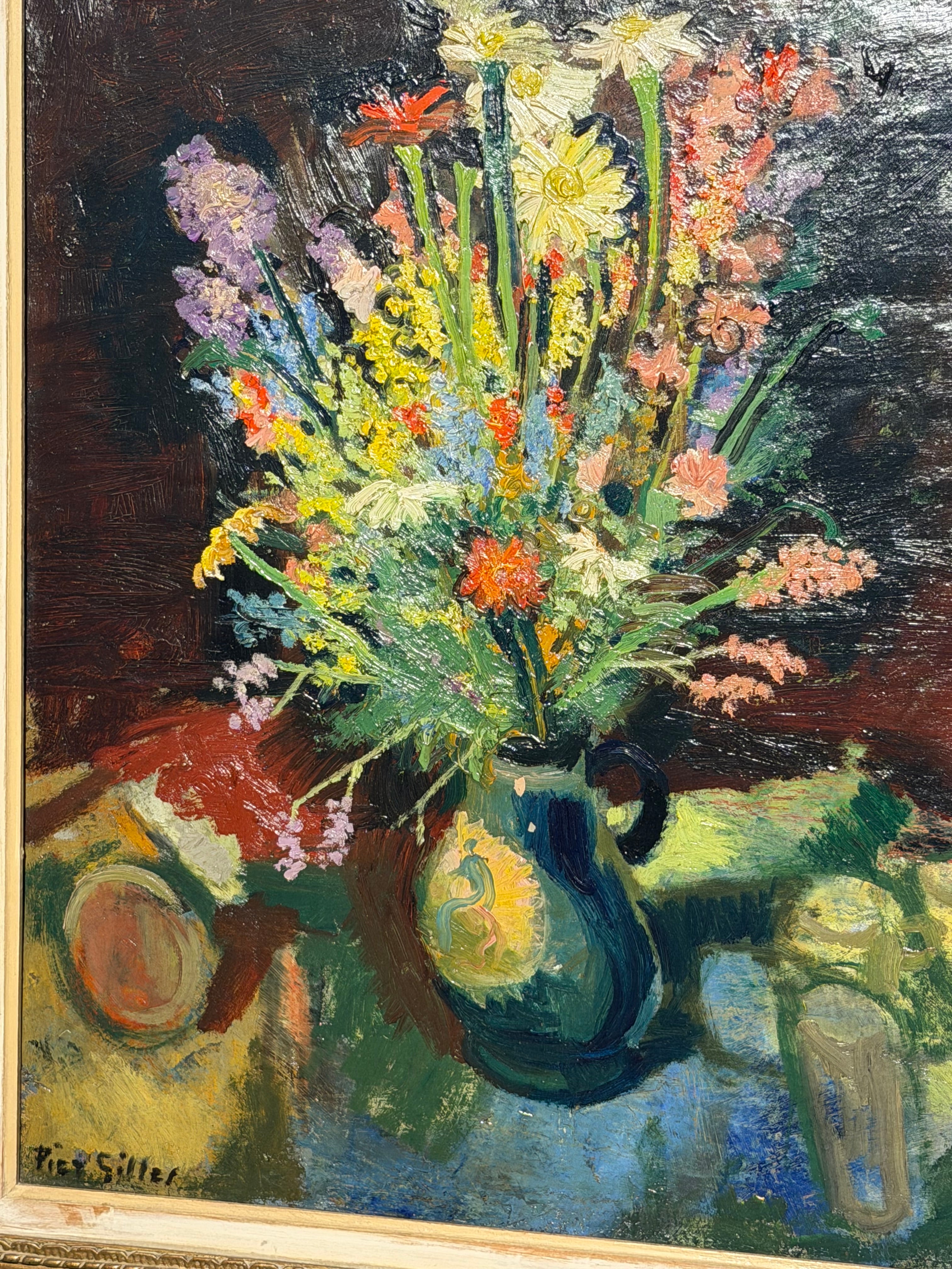 Piet Gilles - Louvain - Oil on canvas - Flowers
