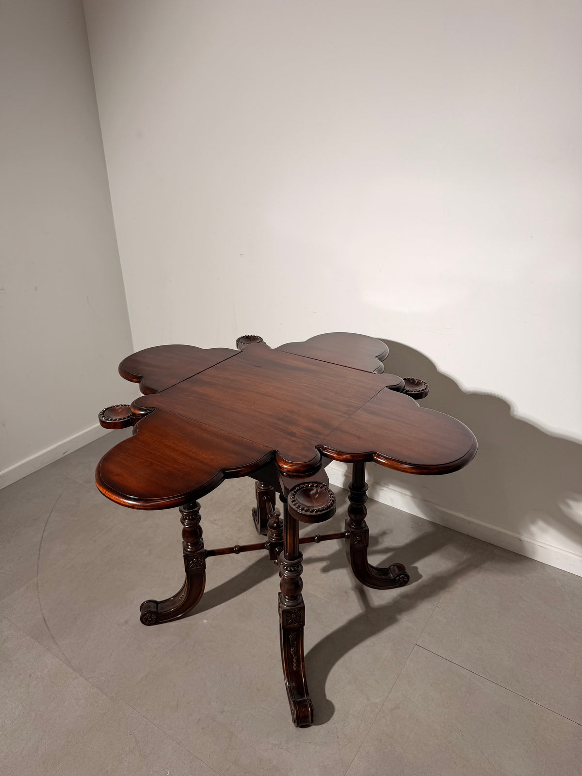 Antique Mahogany Folding Table