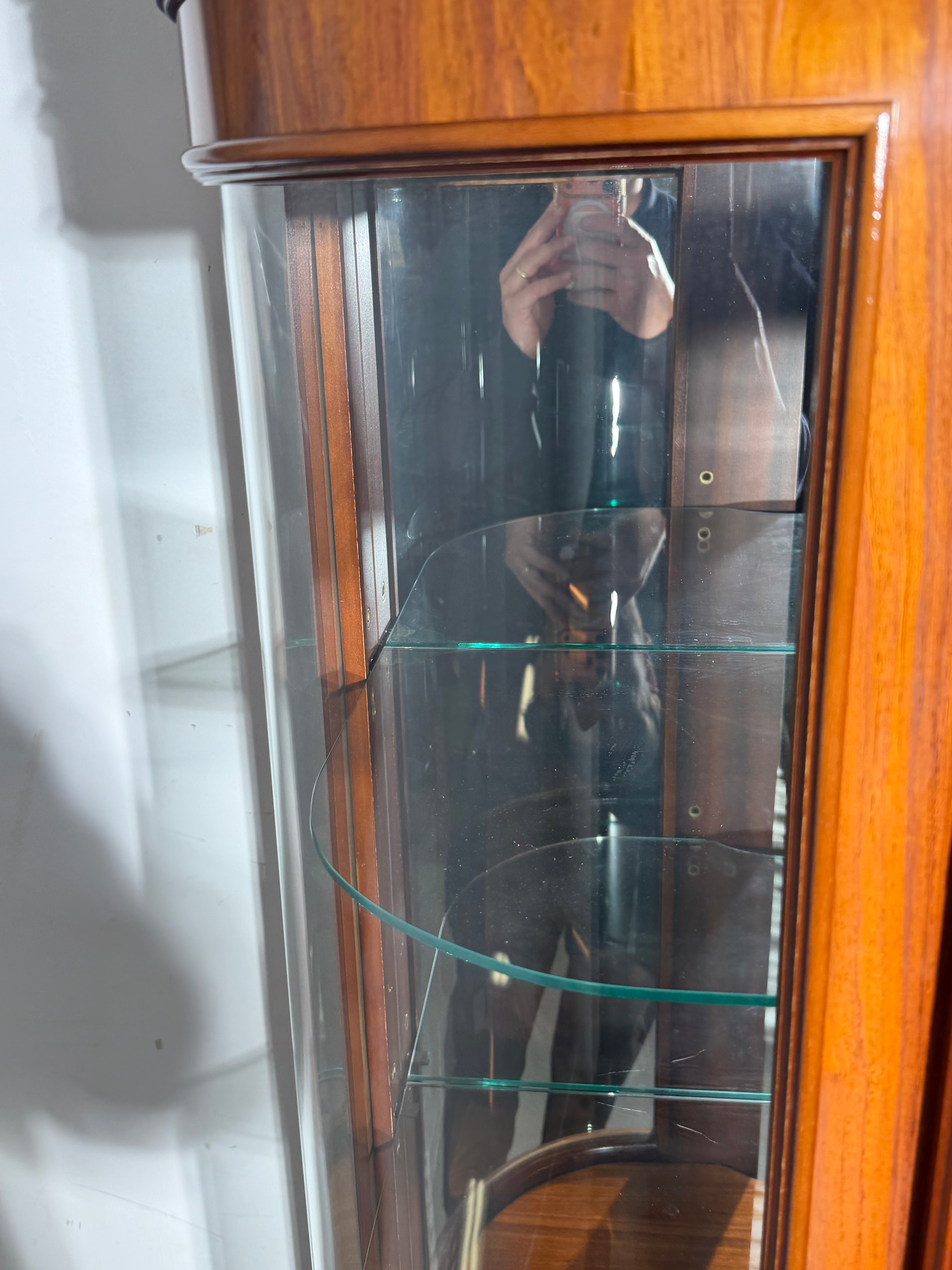 Louis XVI Style Bar Cabinet / Vitrine by JP Ehalt – Glass Display Cabinet – 177 cm