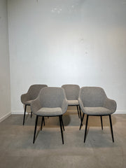 Set of 4 Kave Home Upholstered Dining Chairs