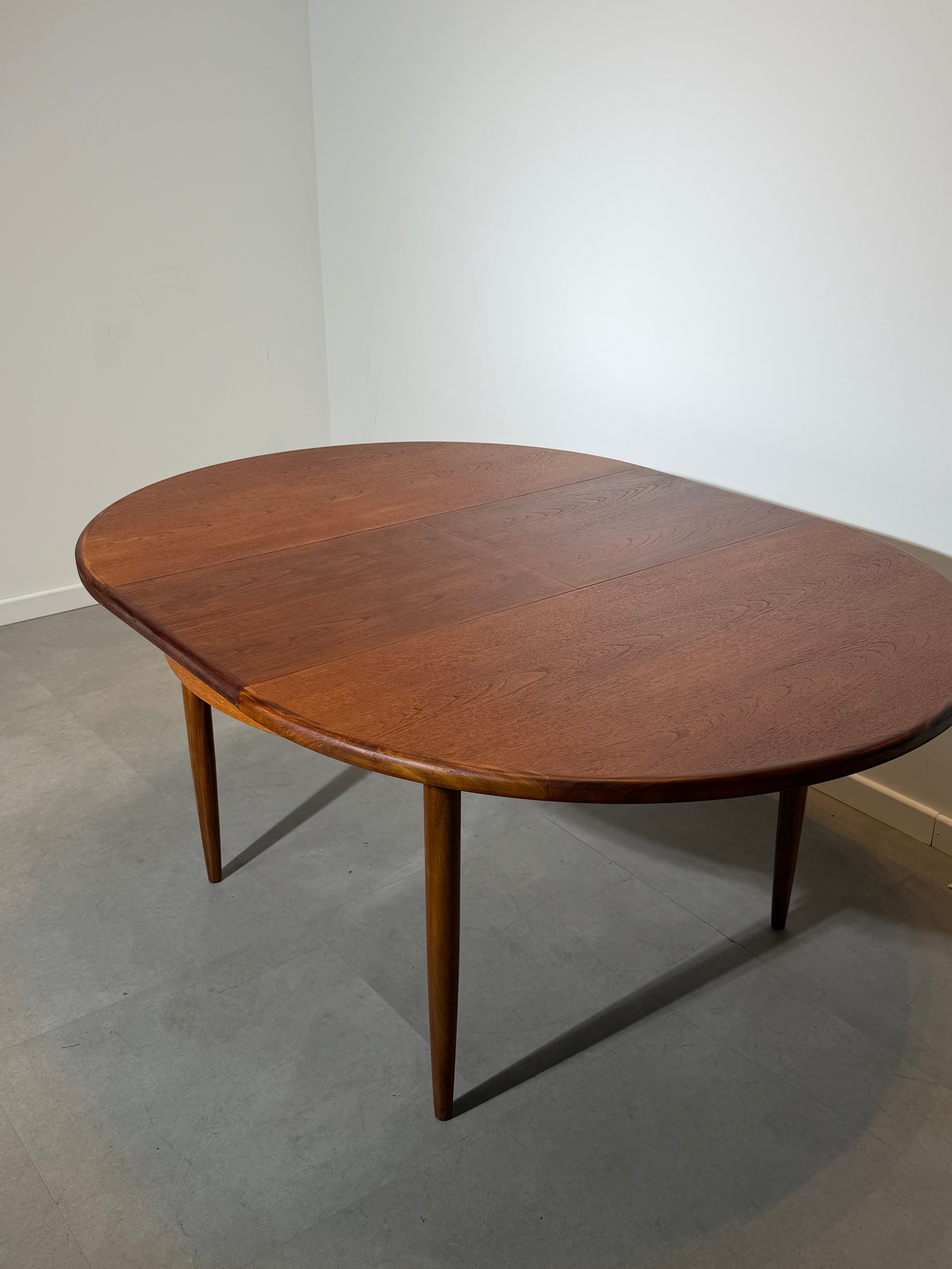 G-Plan Round Extendable Dining Table in Teak