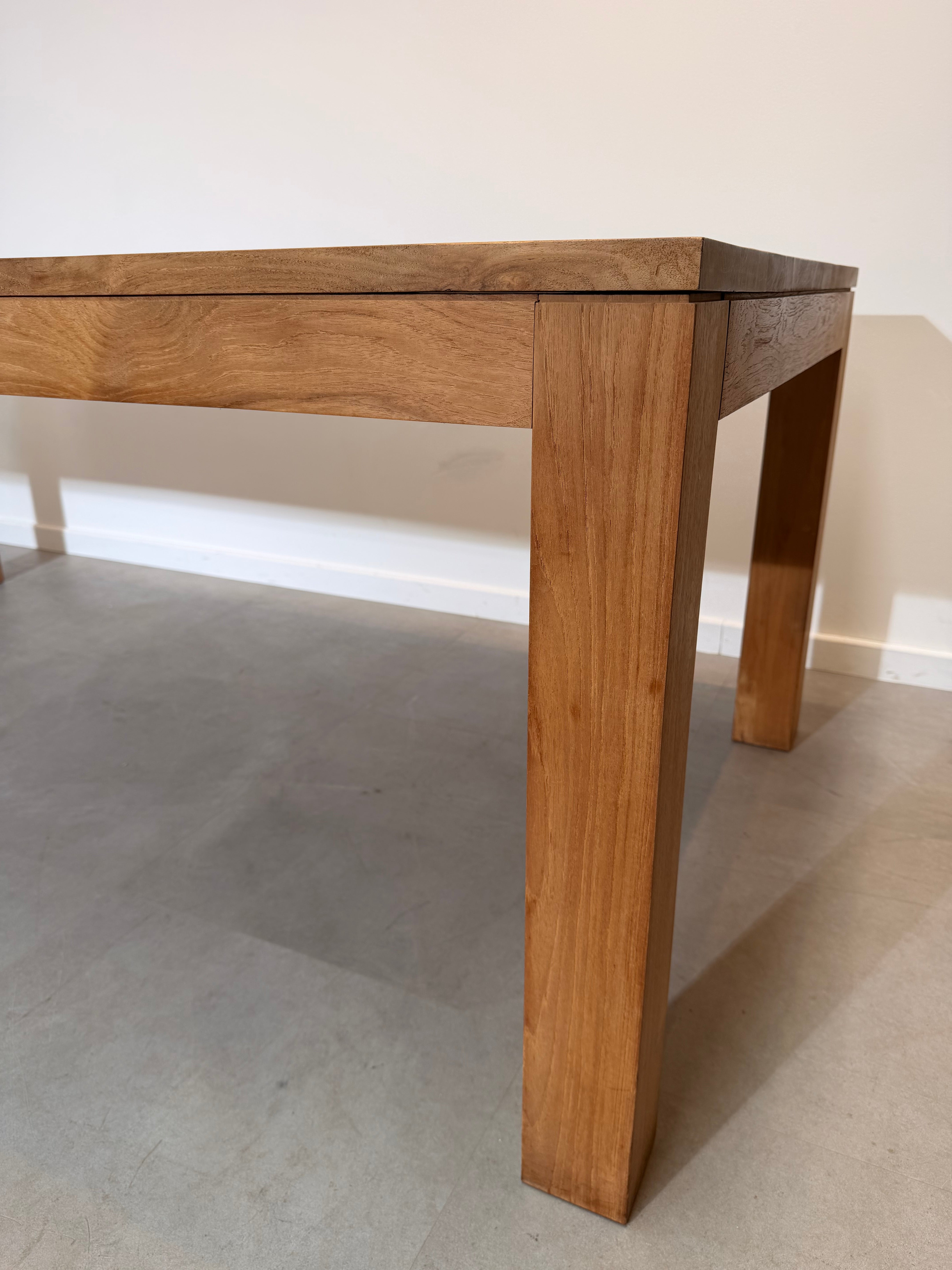 Large Solid Teak Dining Table