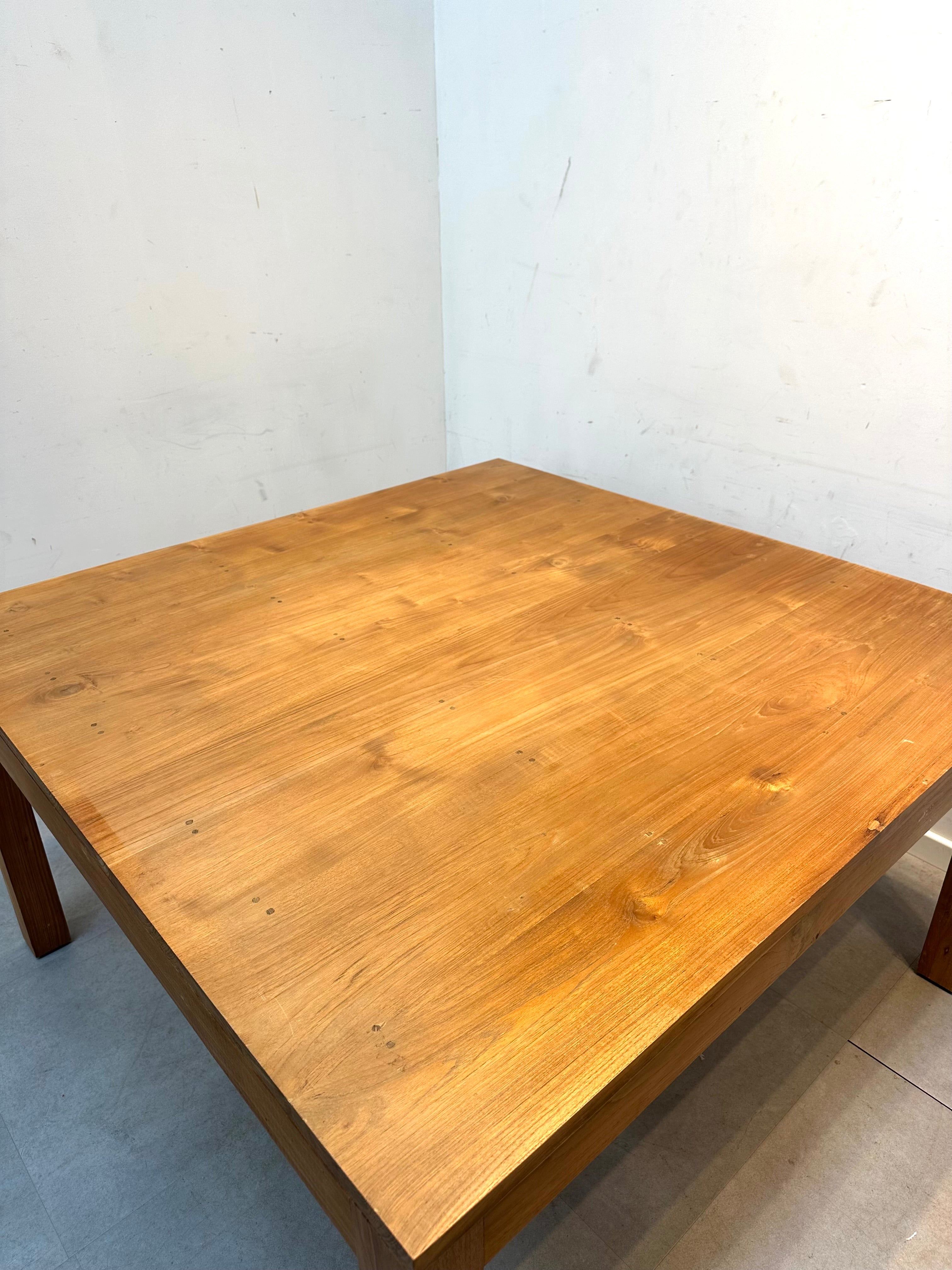 Square Dining Table "Teak"
