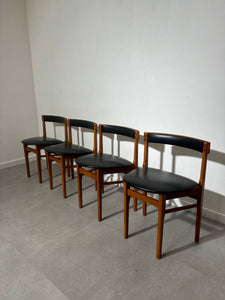 Set of four Danish Dining chairs