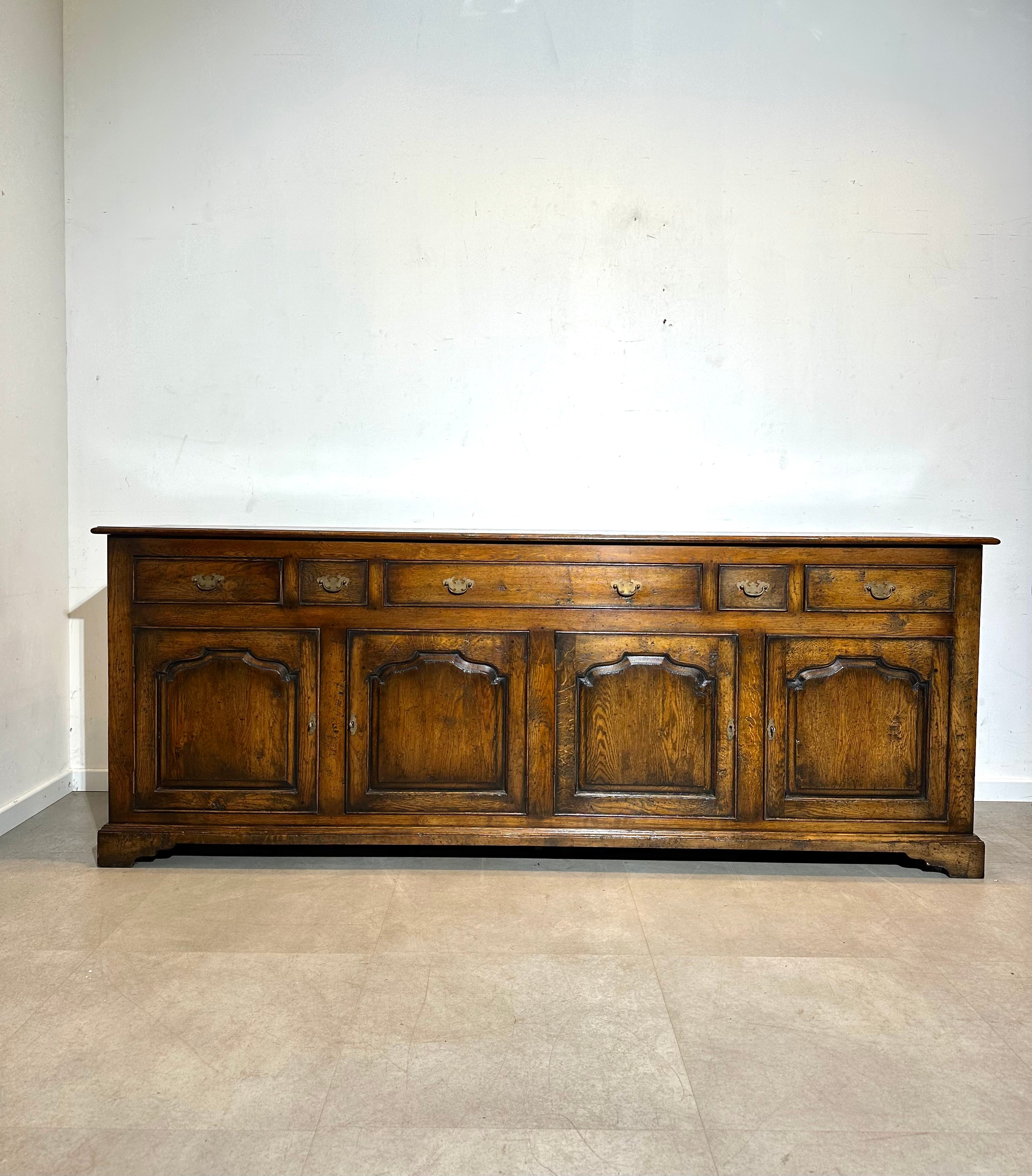 Large Antique French Oak Sideboard