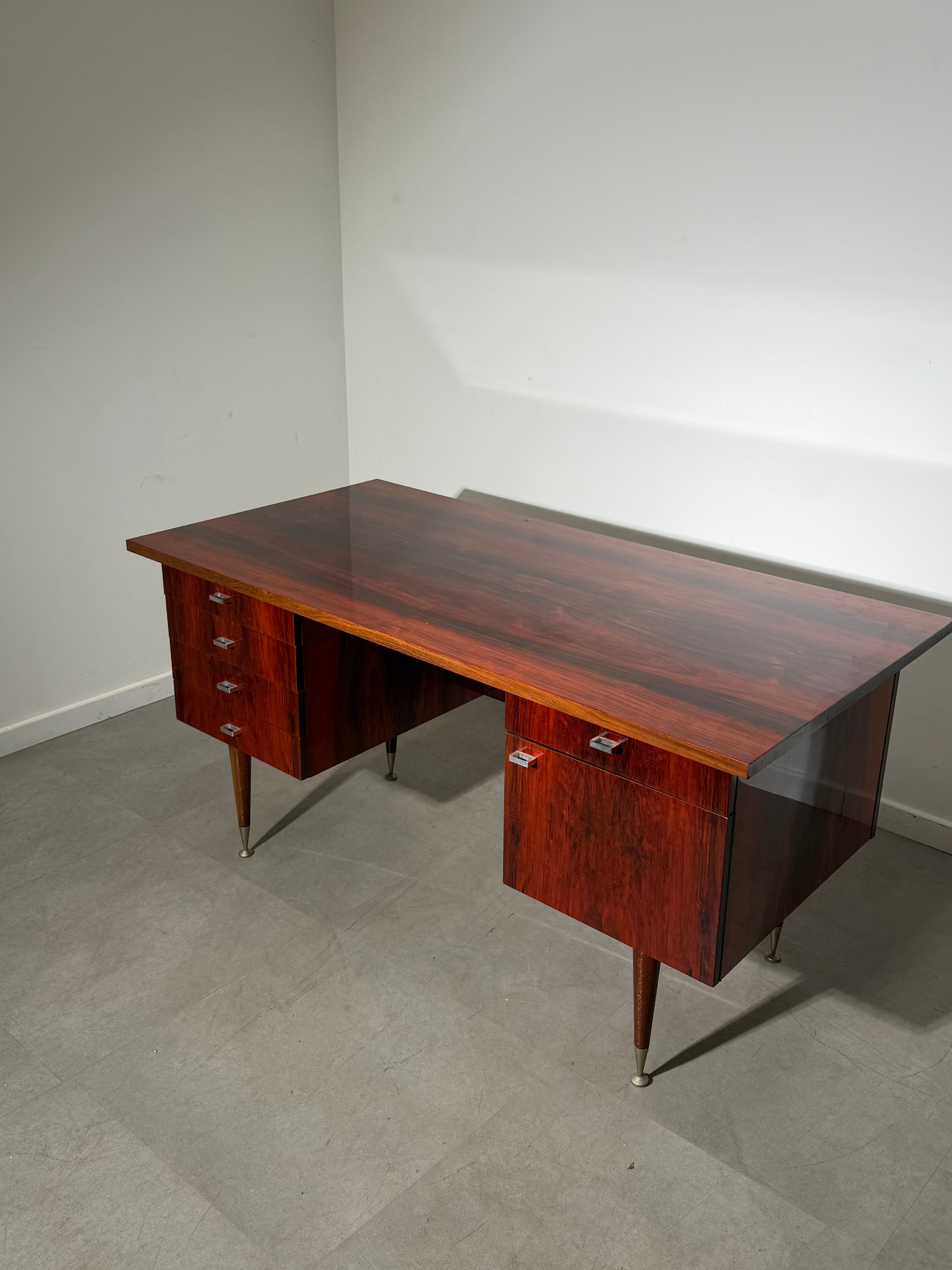 Vintage Rosewood Directors Desk