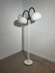 Vintage Hala Zeist Floor Lamp – Double Arm – White – 175 cm