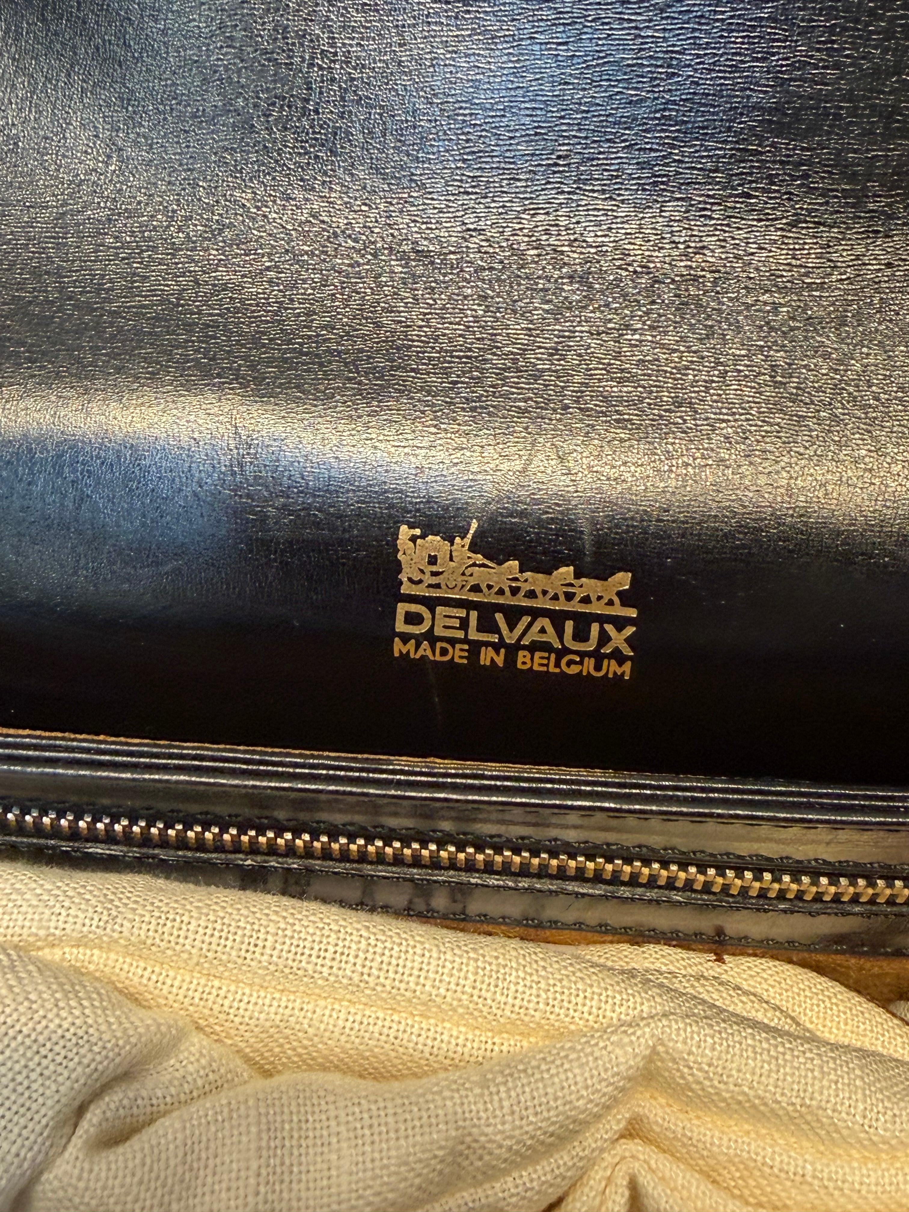 Vintage Delvaux Bourgogne Bag Black