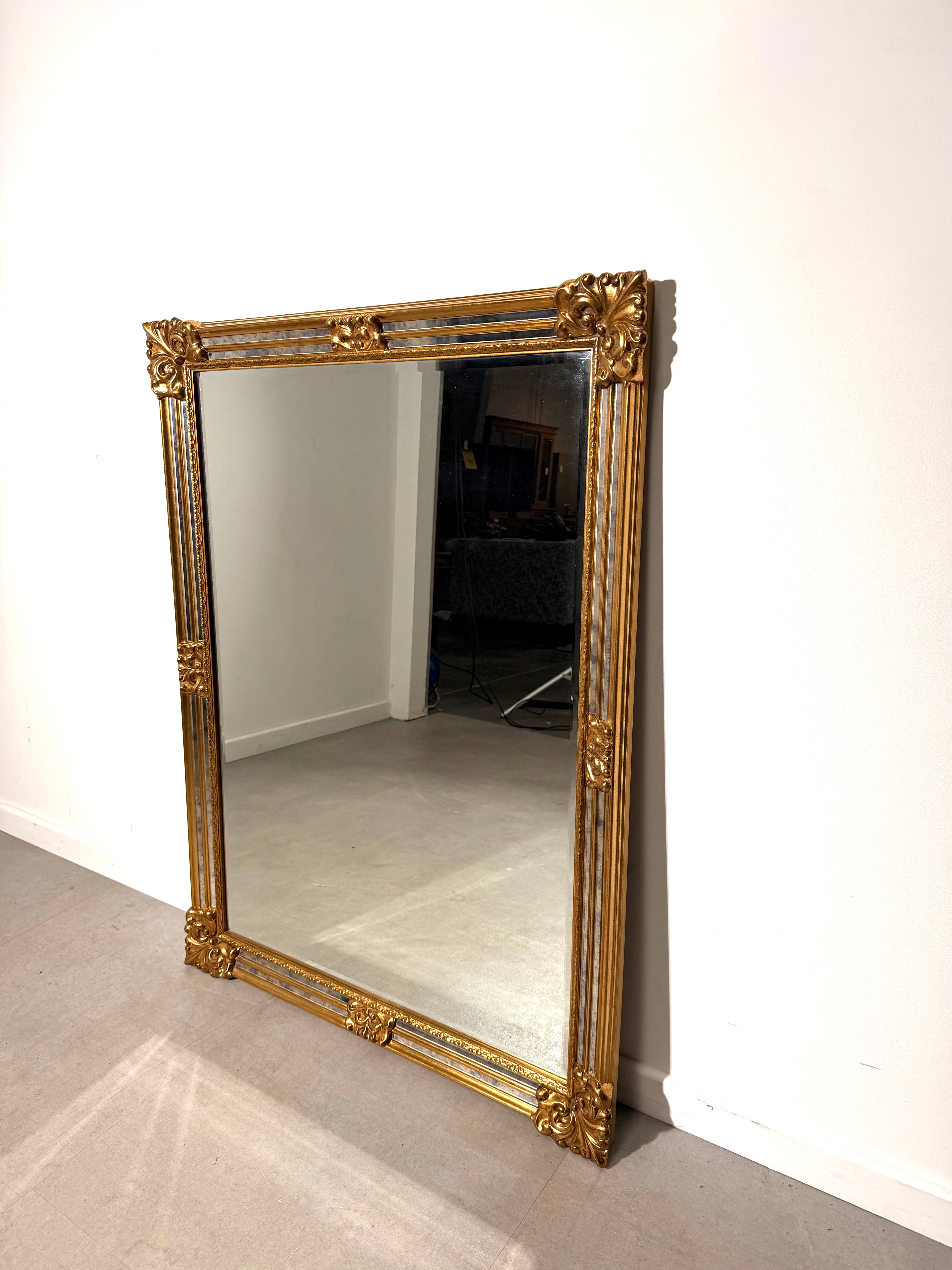 Deknudt Gilt & Mirrored Wall Mirror