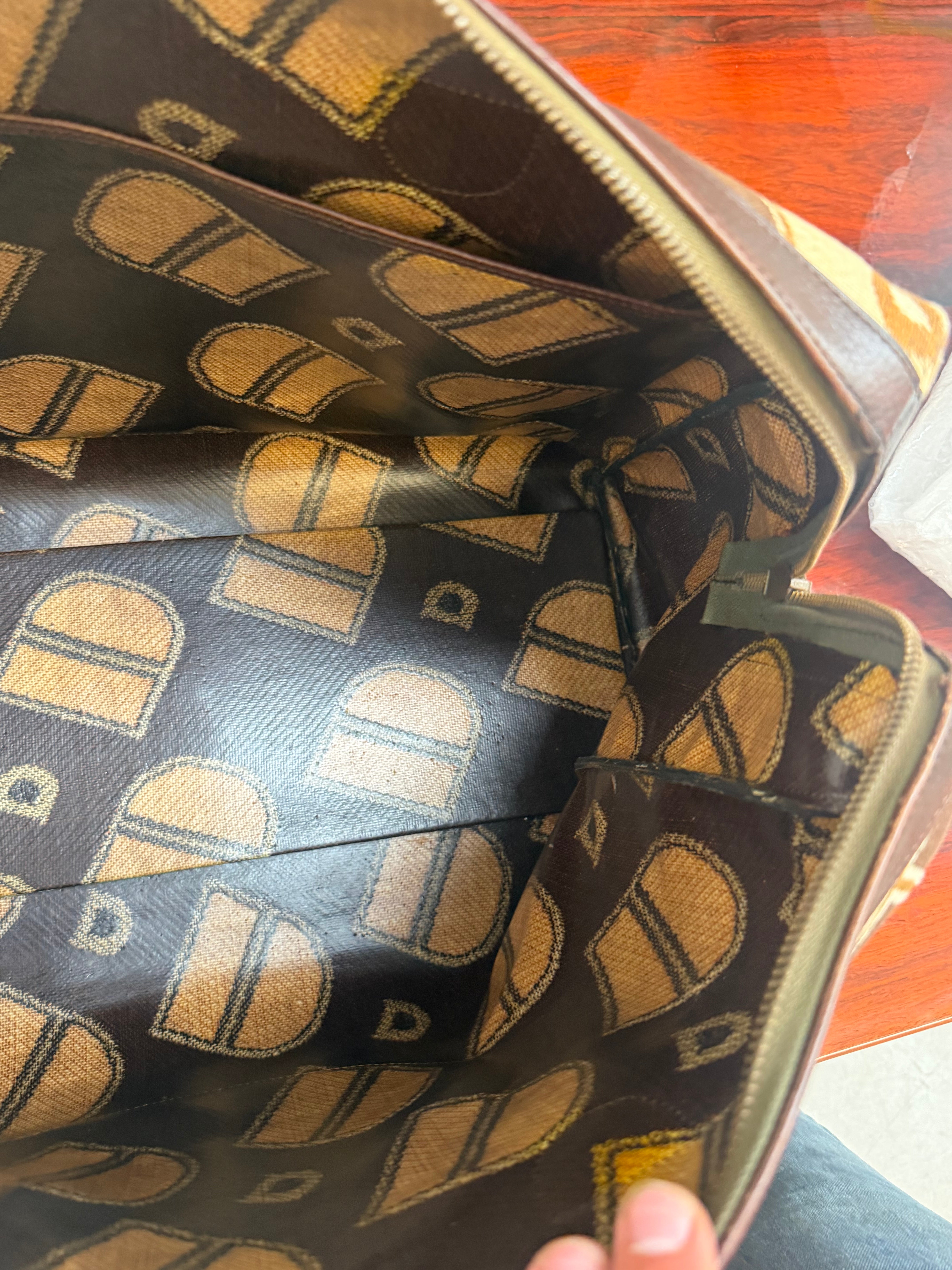 Delvaux 1973 Monogram Canvas Travel Bag – Top Handle