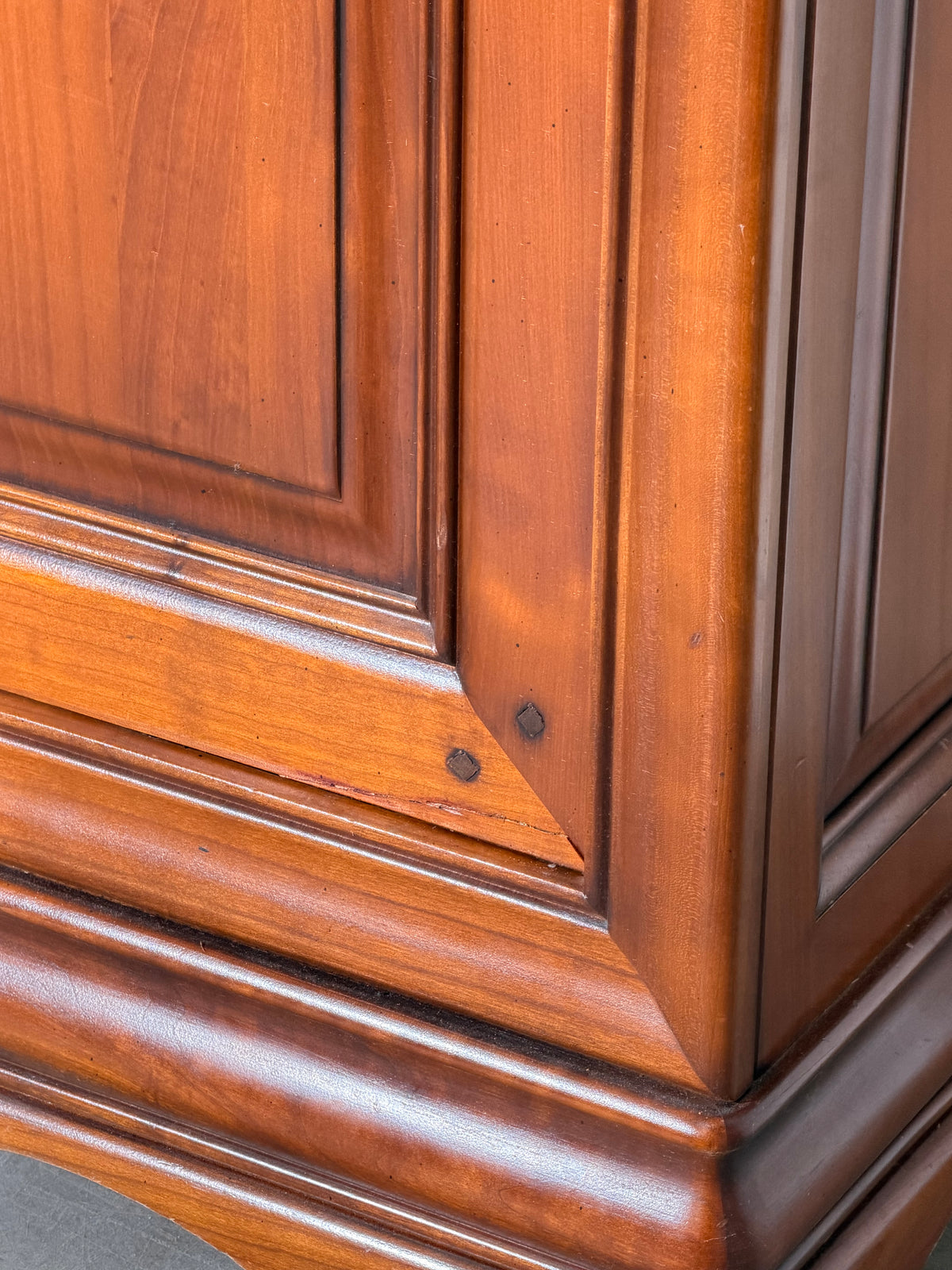 French Cherrywood Three-Door Sideboard