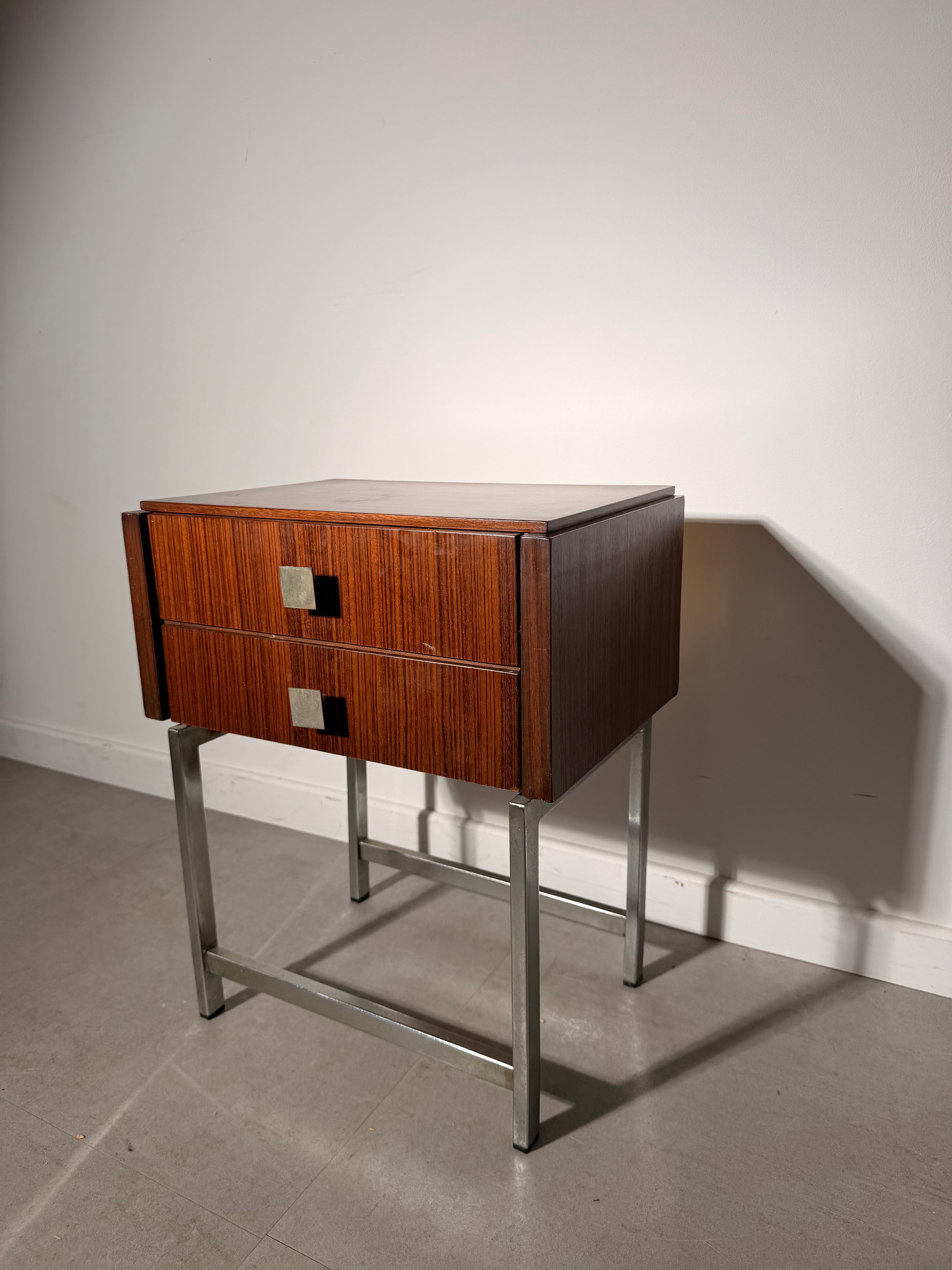 Vintage Rosewood Bedside Table