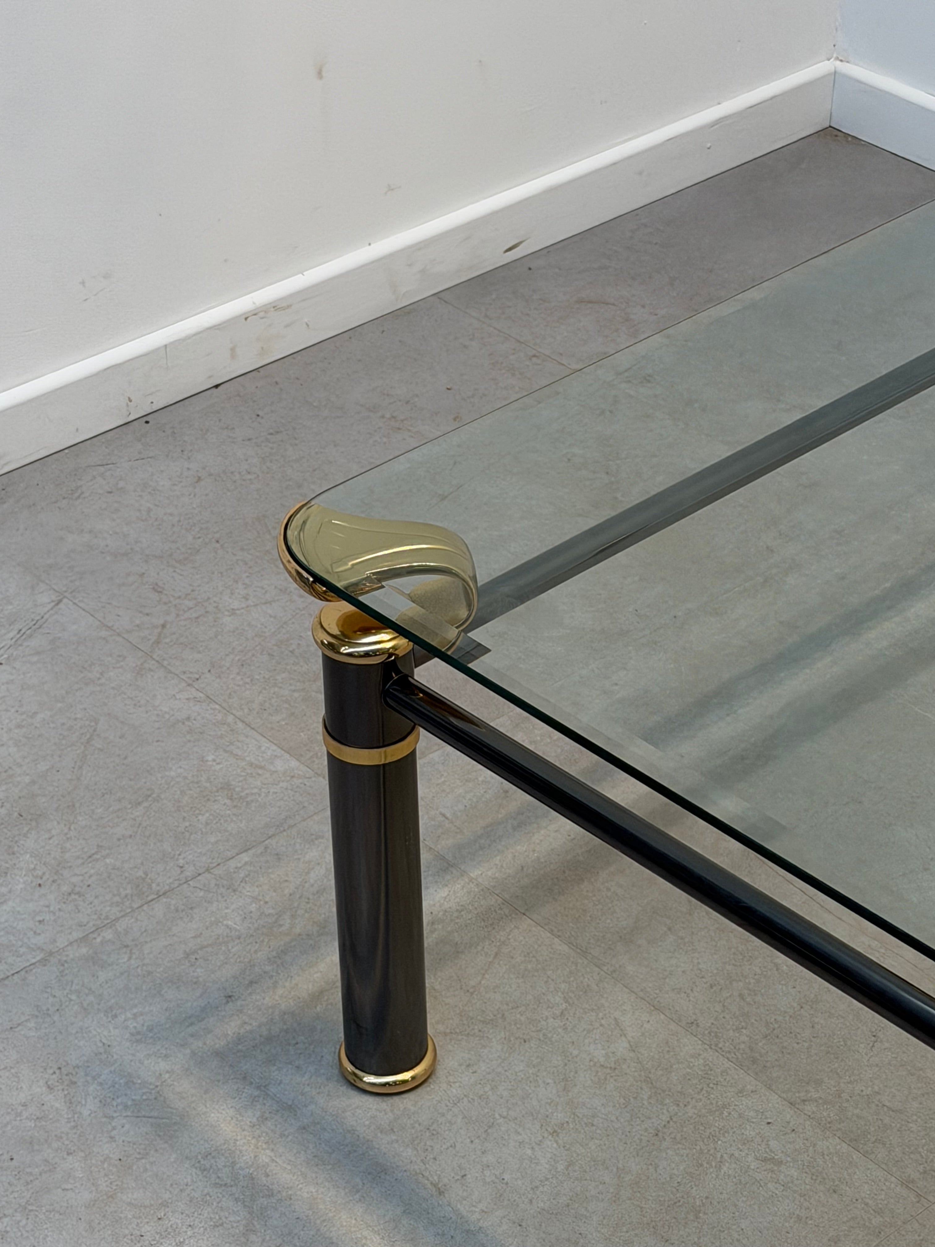 Regency Coffeetable with Glass Top - 100 x 100