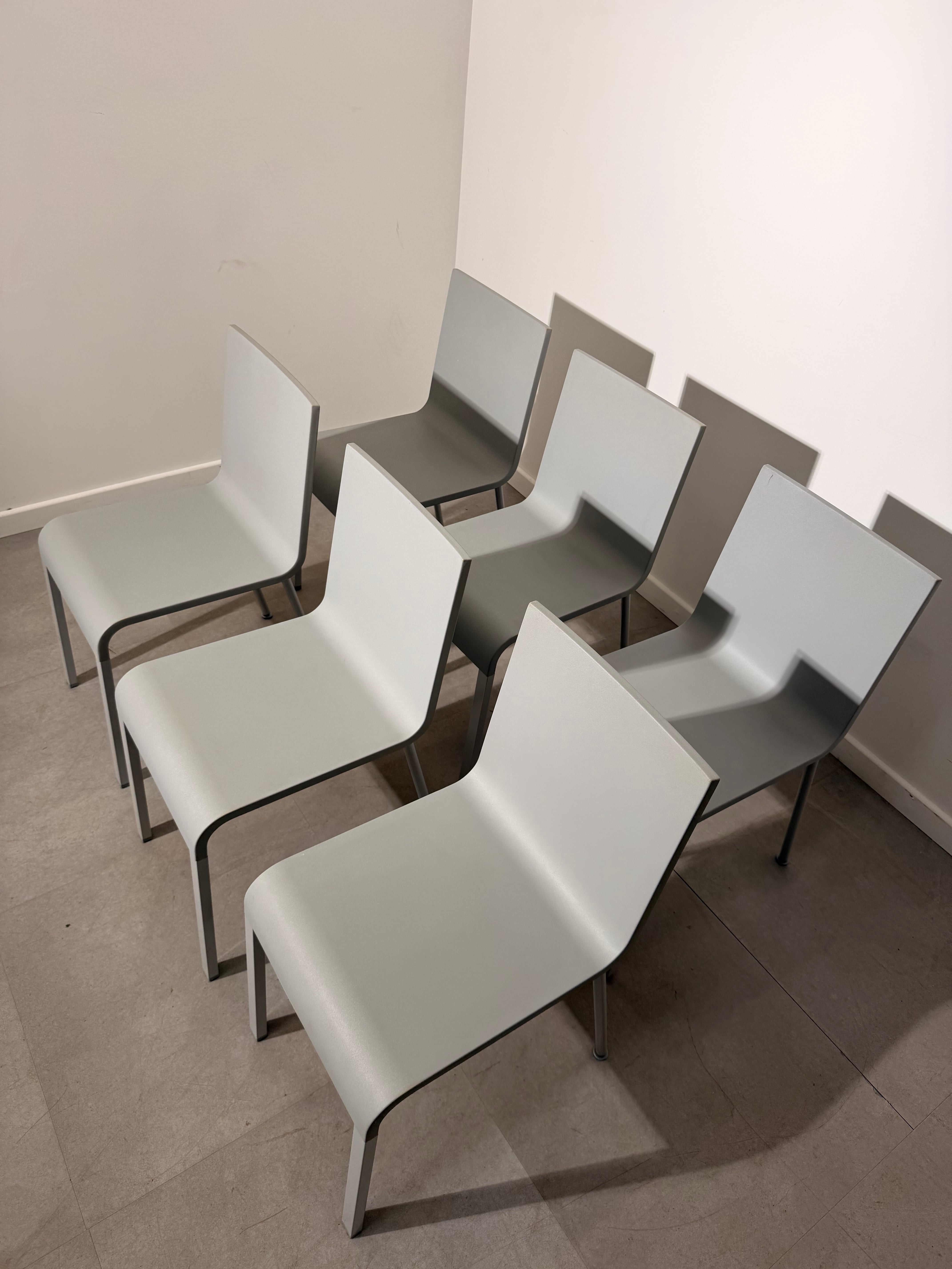 Set of 6 Vitra .03 Dining Chairs by Maarten Van Severen