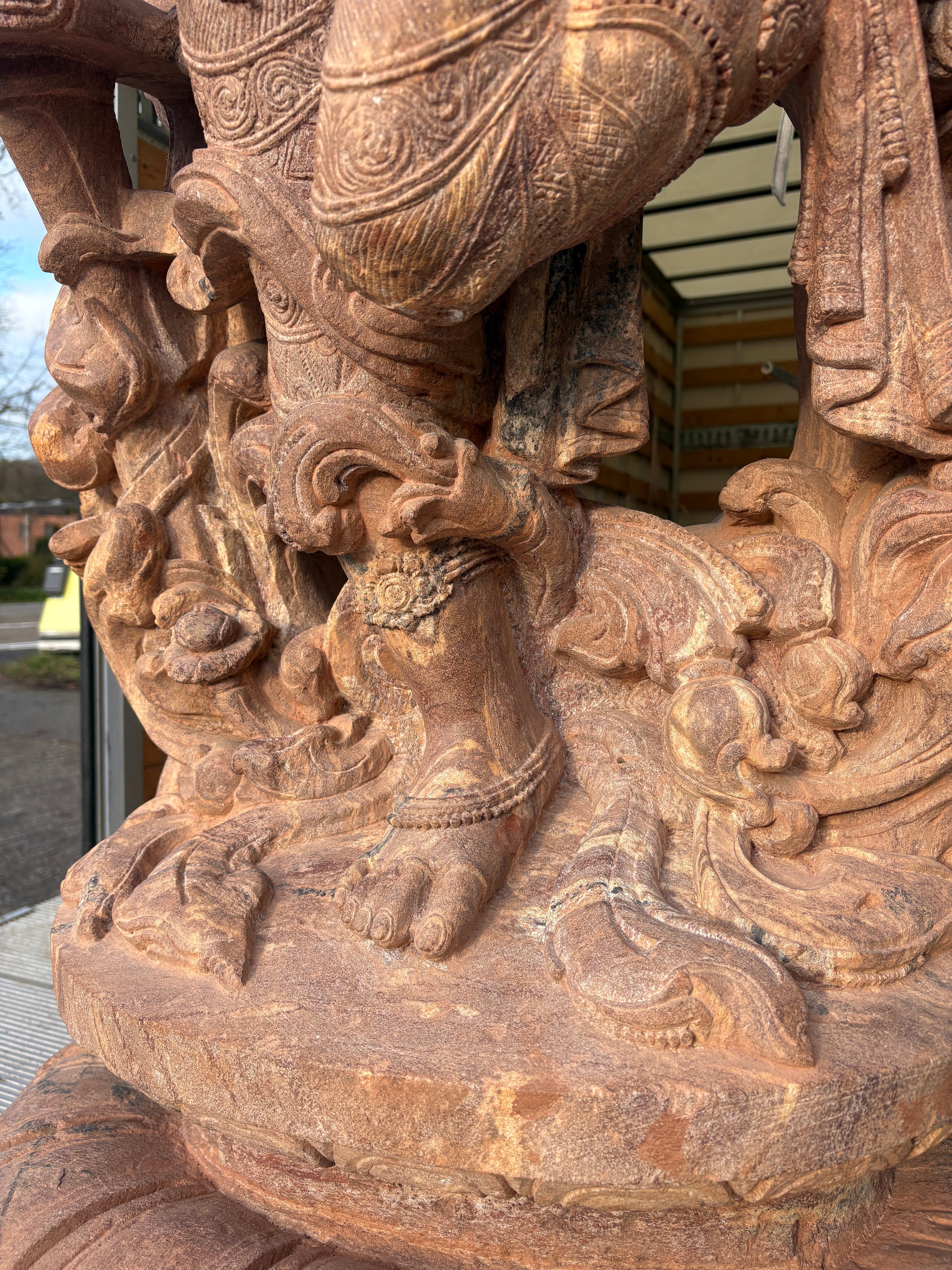 Devadasi Sandstone Statue (180 cm)