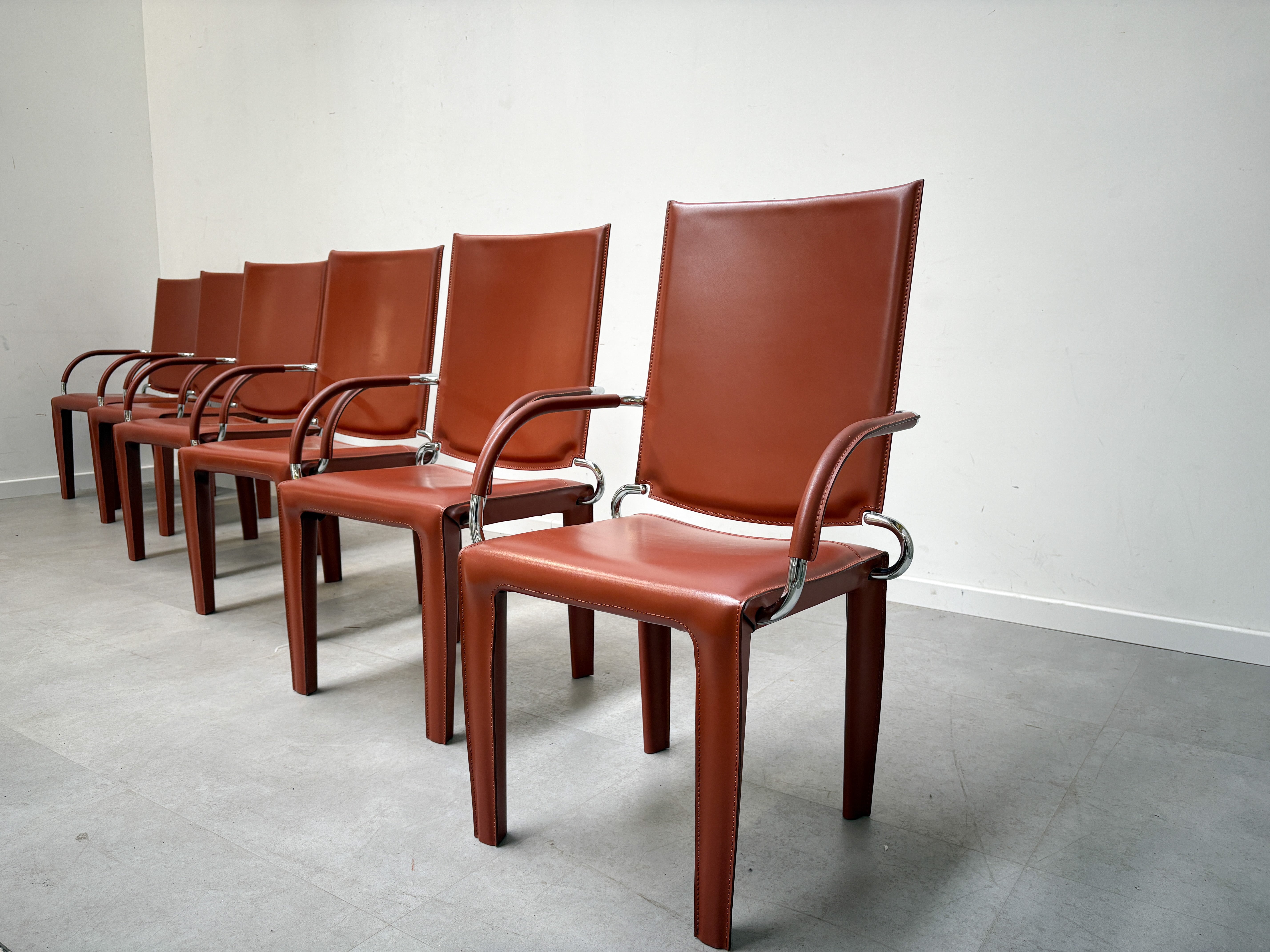 Set of 6 Arper Acadia Chairs
