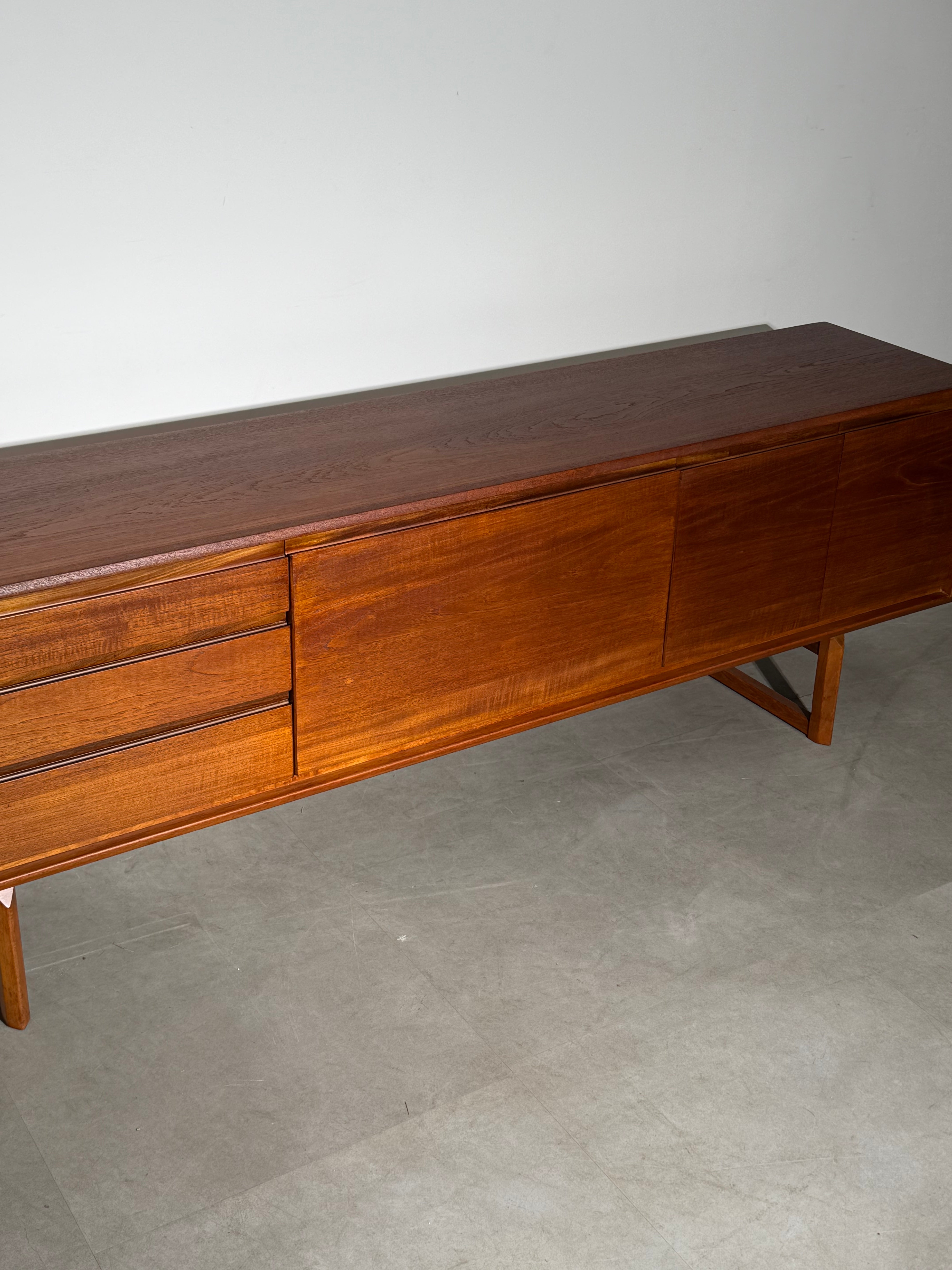 White & Newton Teak Sideboard – British Mid-Century Modern