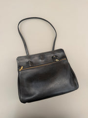 Delvaux Nuage Handbag – Black Grained Leather – Vintage