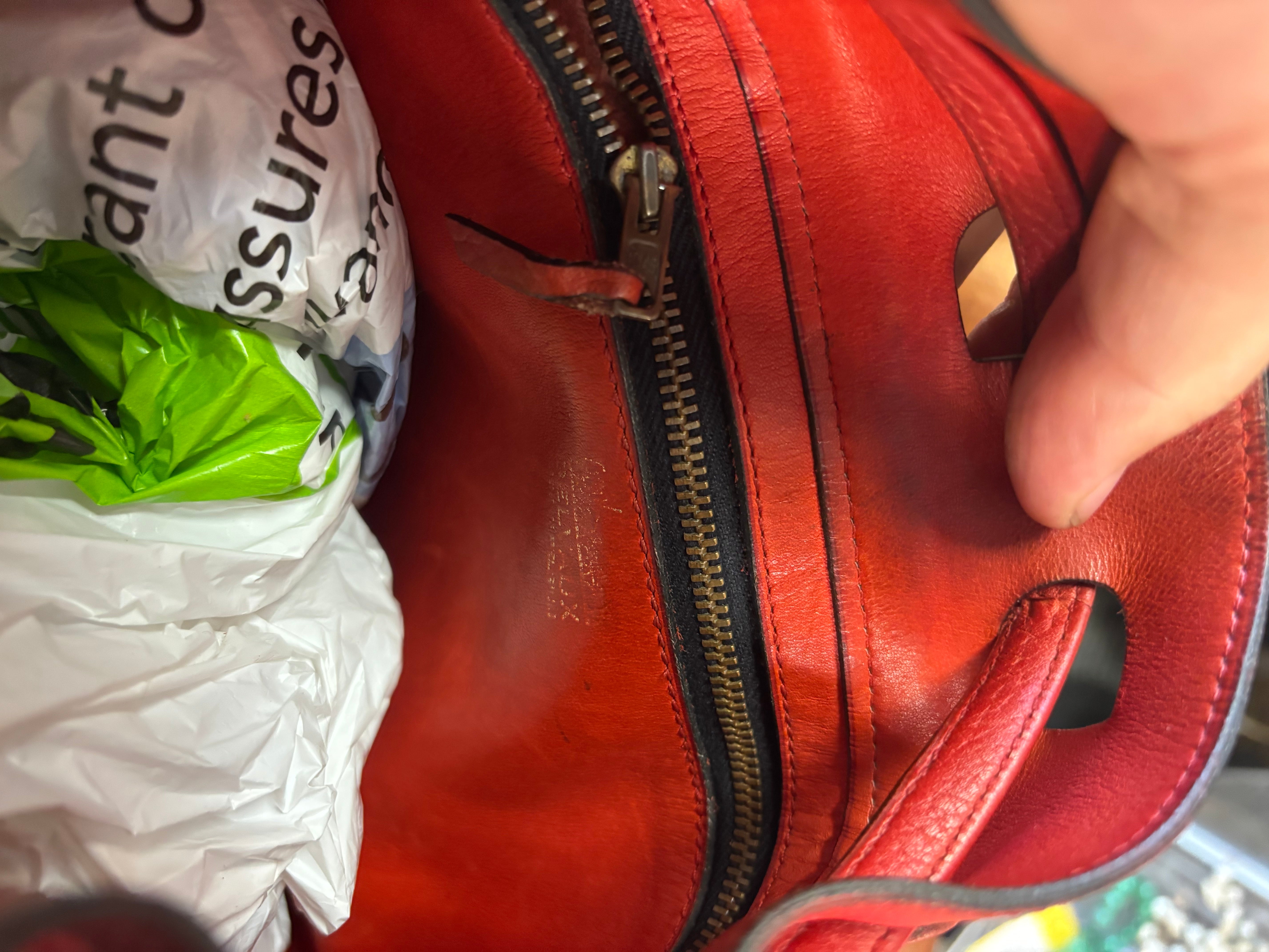 Delvaux “Gibus” Red Bag