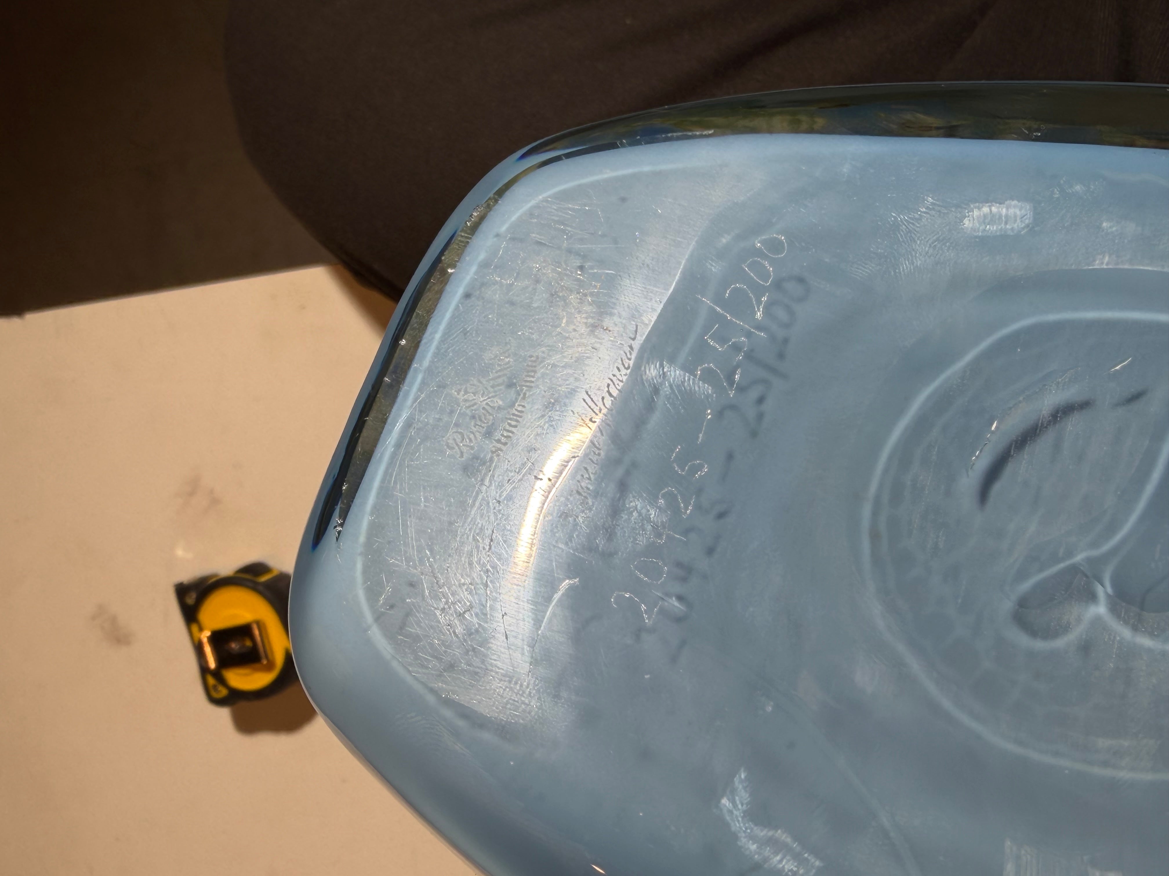 Samuel Herman pour Rosenthal – Vase en verre d'art en édition limitée (25/200)