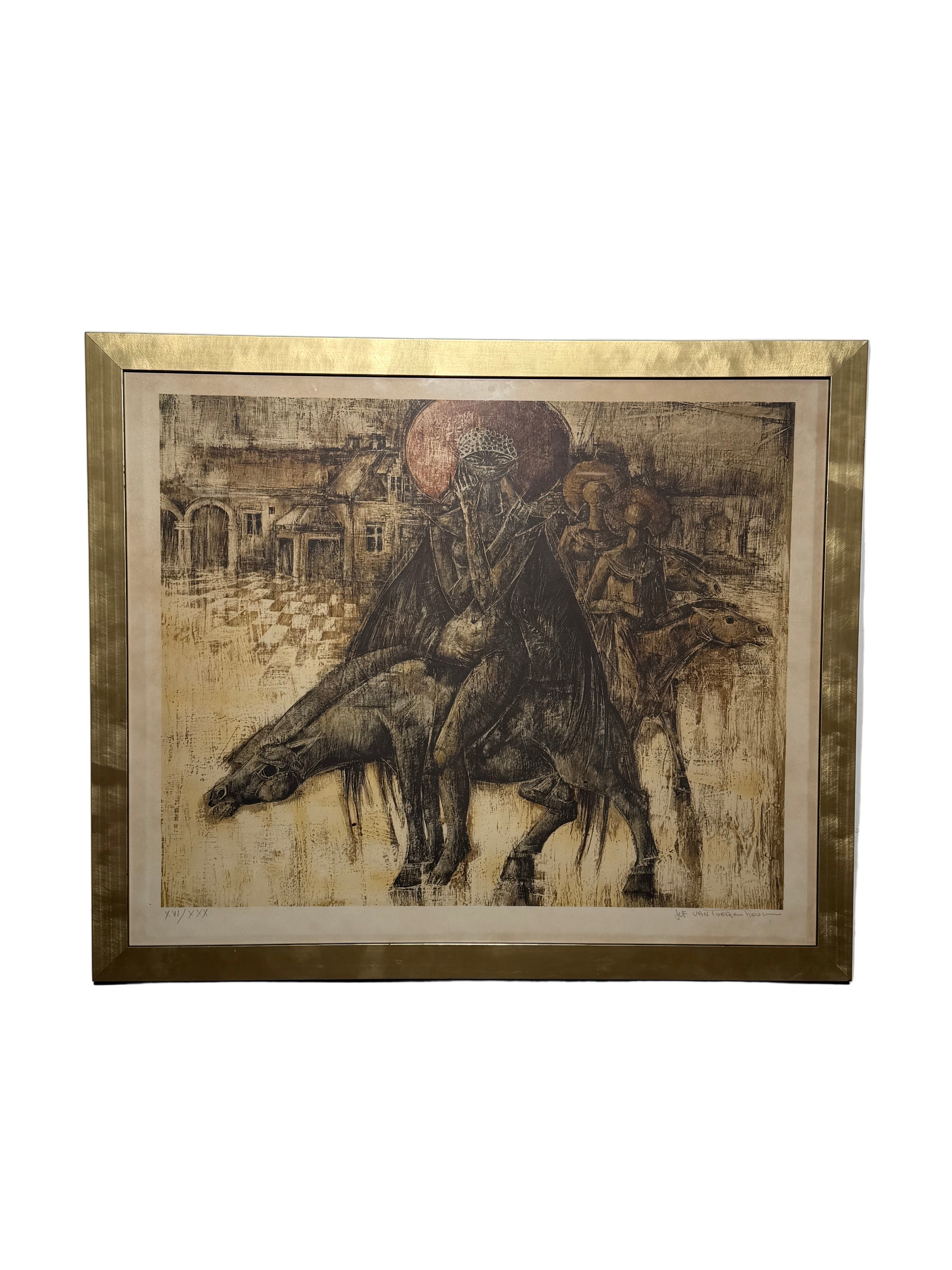 “Ruiters Van Jabbeke” – Limited Edition Lithograph (16/30)