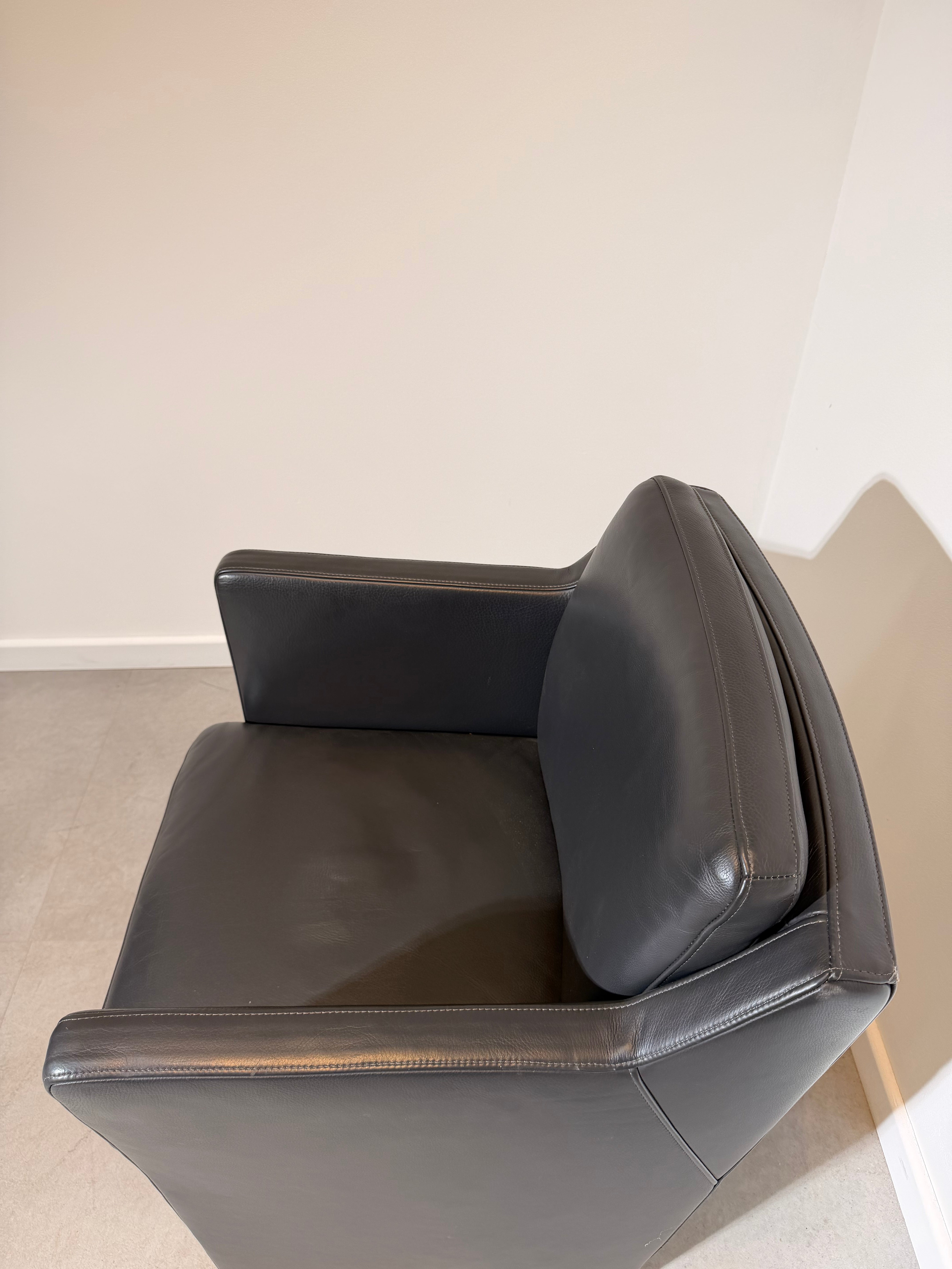 Rolf Benz Designer Leather Armchair